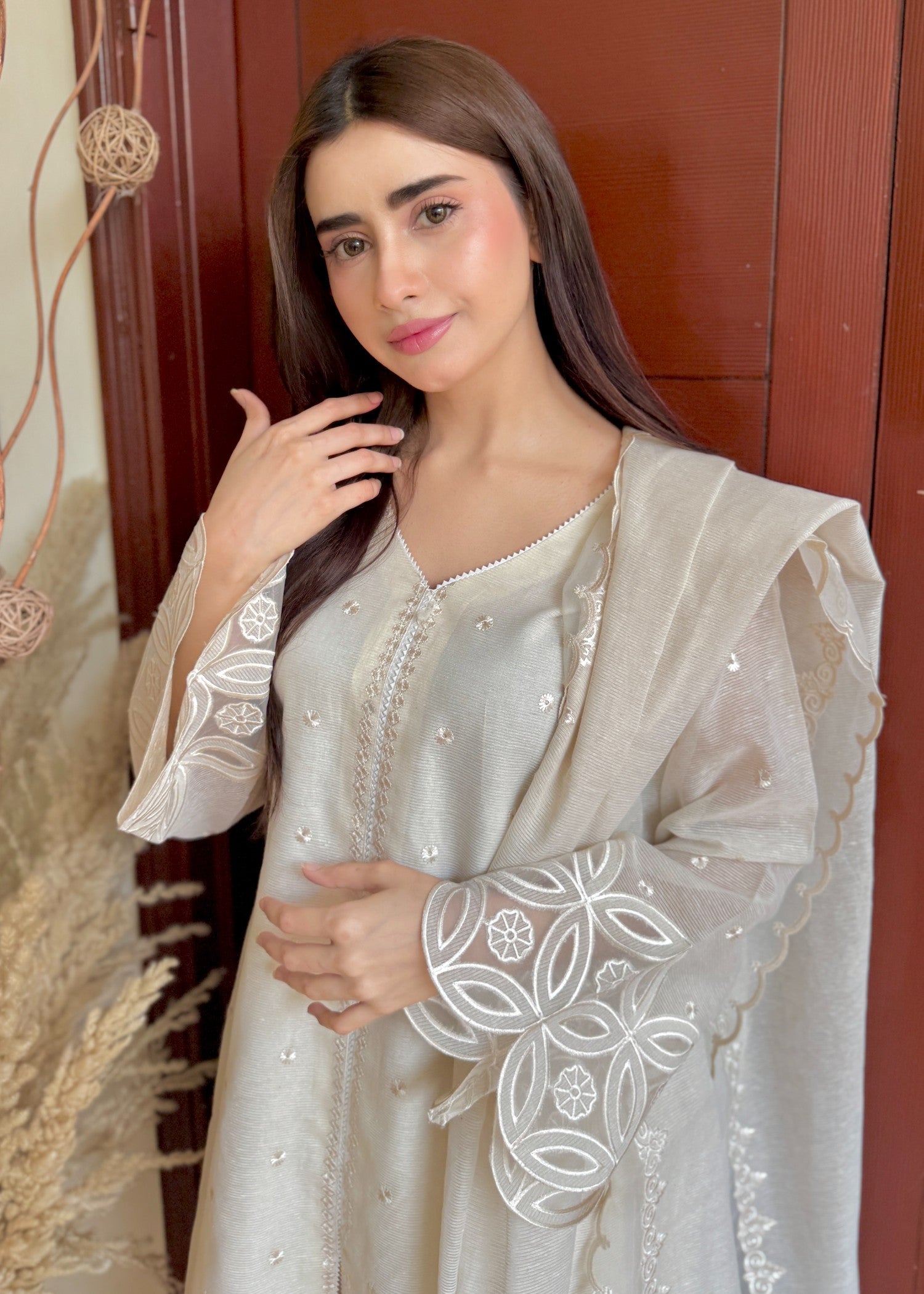 Rivaaj Fashion Beauty White RJF009 Women 3pcs