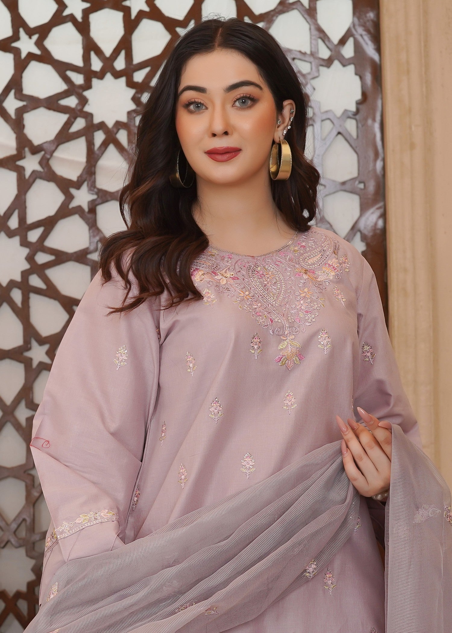 Waniya Awais WAF D17 (Farshi Shalwar) Women 3pcs