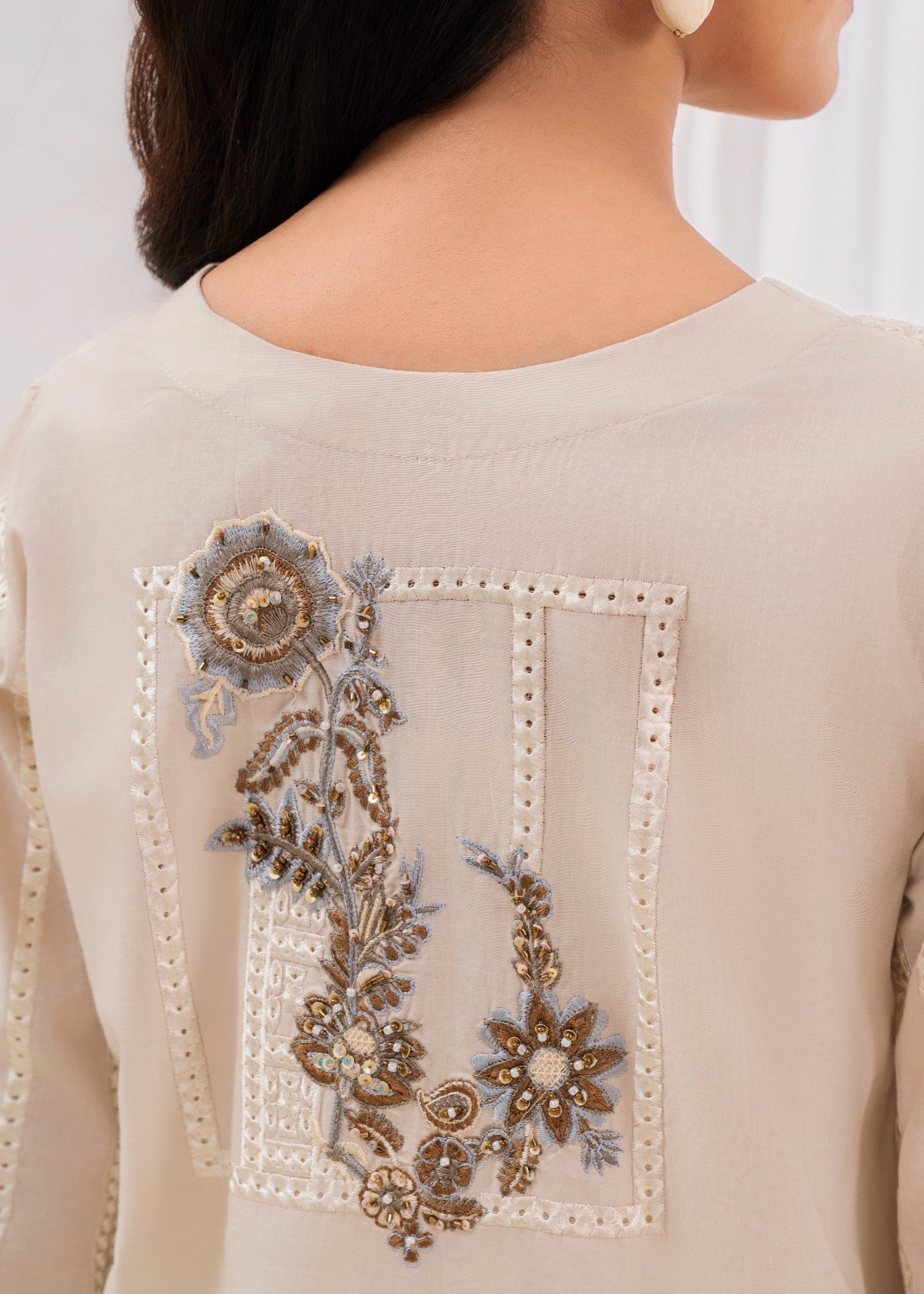 Sahibas By Mirza Nishat Ivory Women 2pcs