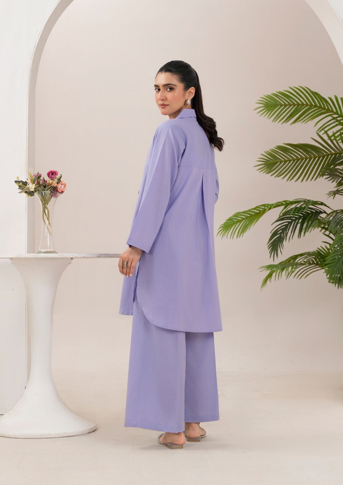 Yolo Pret Cotton Cord Set Rozana S25 0009 Women 2pcs