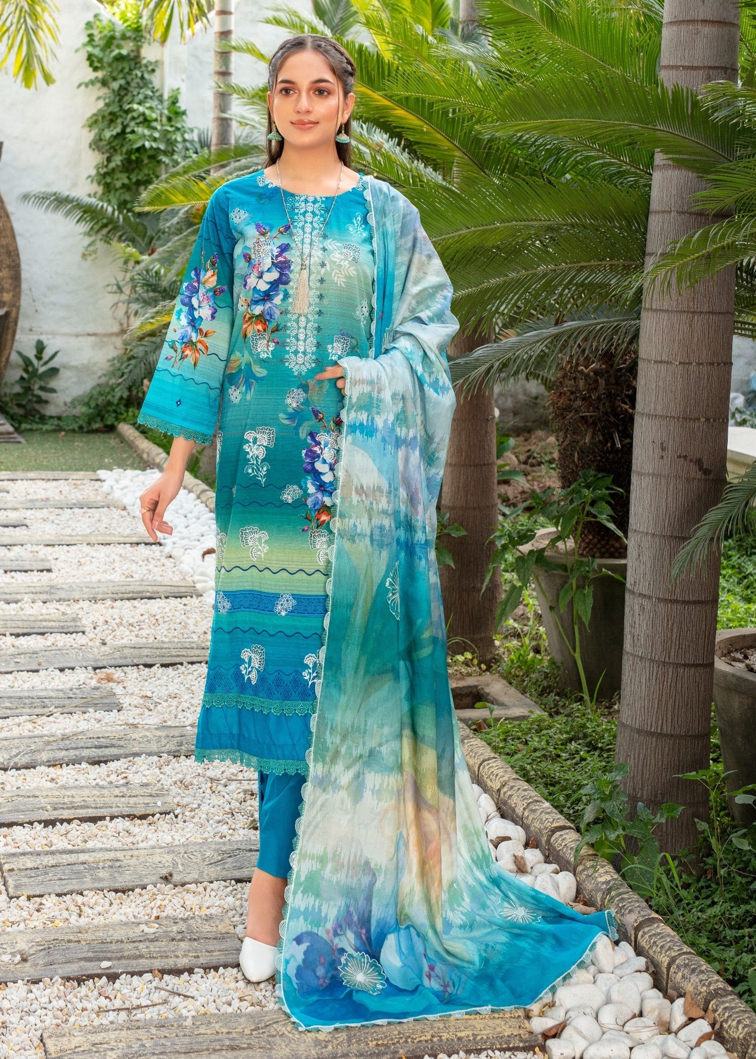 Ayeza Collection Multi Kurta Set 08 Women 3pcs