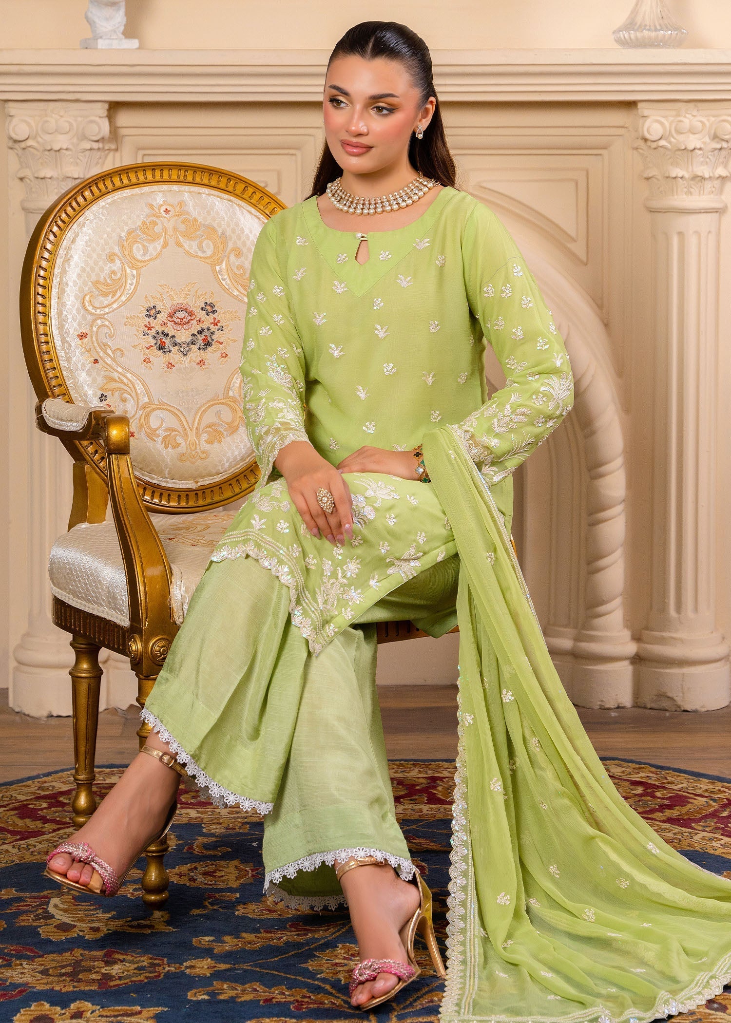 Zahab By M Mehek Women 3pcs