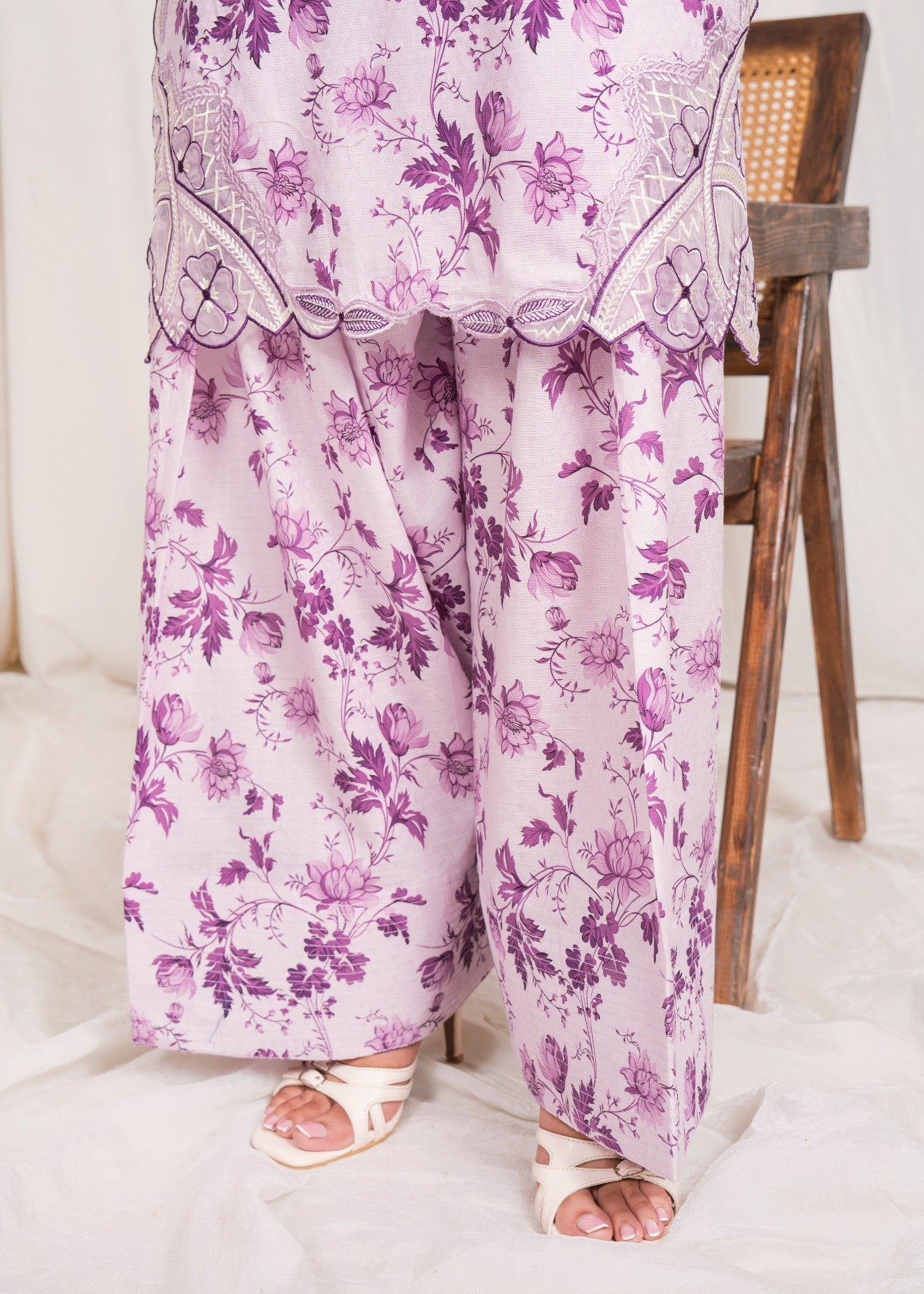 Sahibas By Mirza Phool Purple Women 3pcs