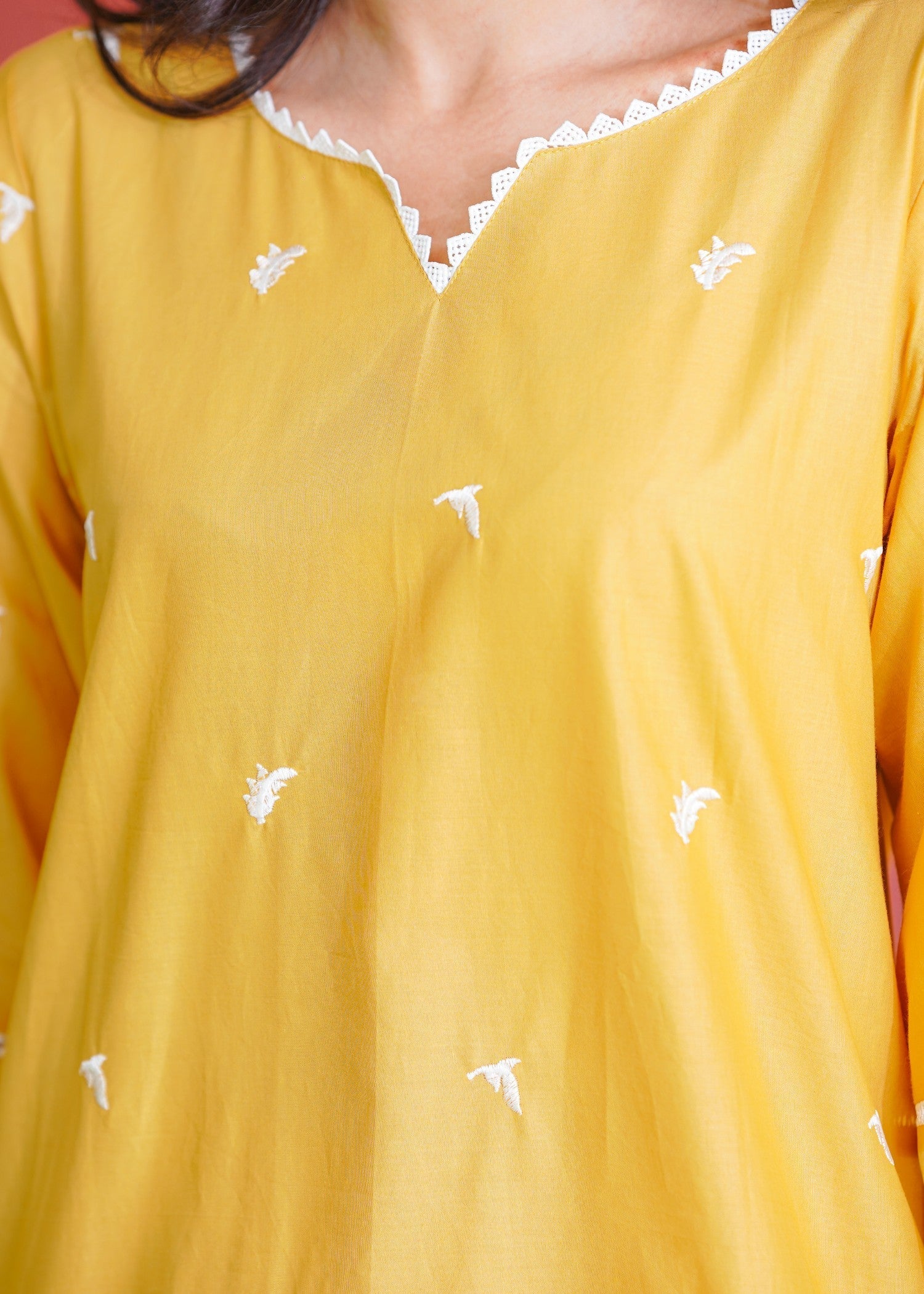 Abeera Refined Simplicity – Embroidered Shirt (Art No. DD 003) Women 2pcs