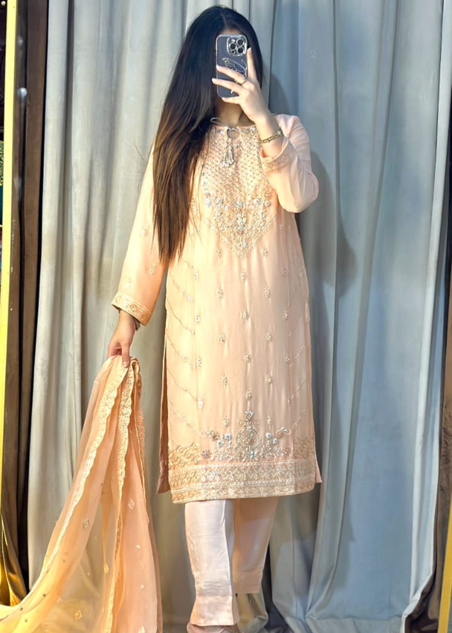 Zohan Ateeq Tasbiha (Peach) Women 3pcs