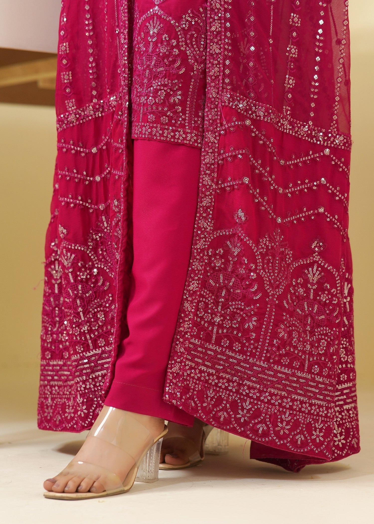 Rangoon Clothing Nameera Hot Pinkhoit Women 4pcs