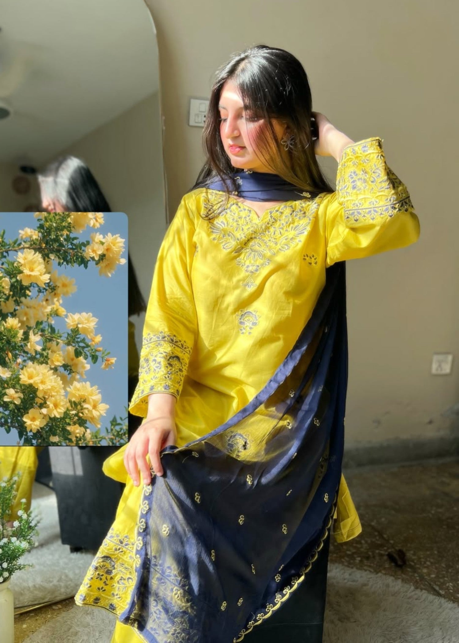 Anabya Garments Meem Se Mehak Women 3pcs