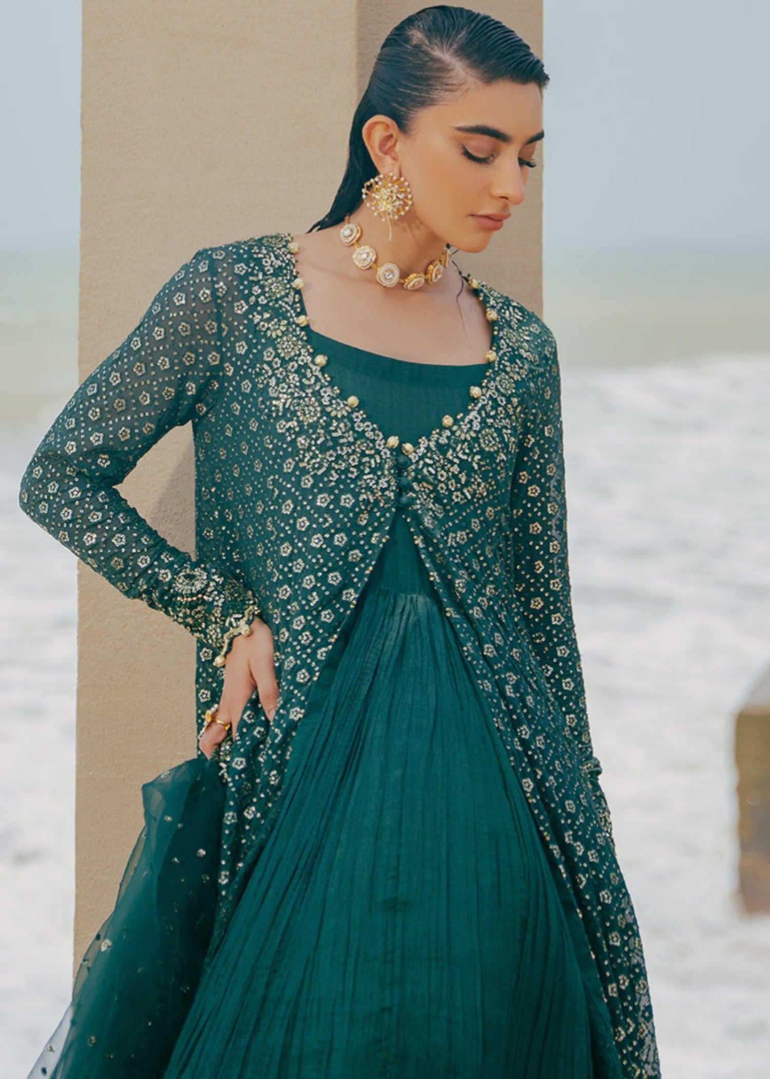 Cross Stitch GREEN SPRING 0124RTWWED0106 Women 2pcs