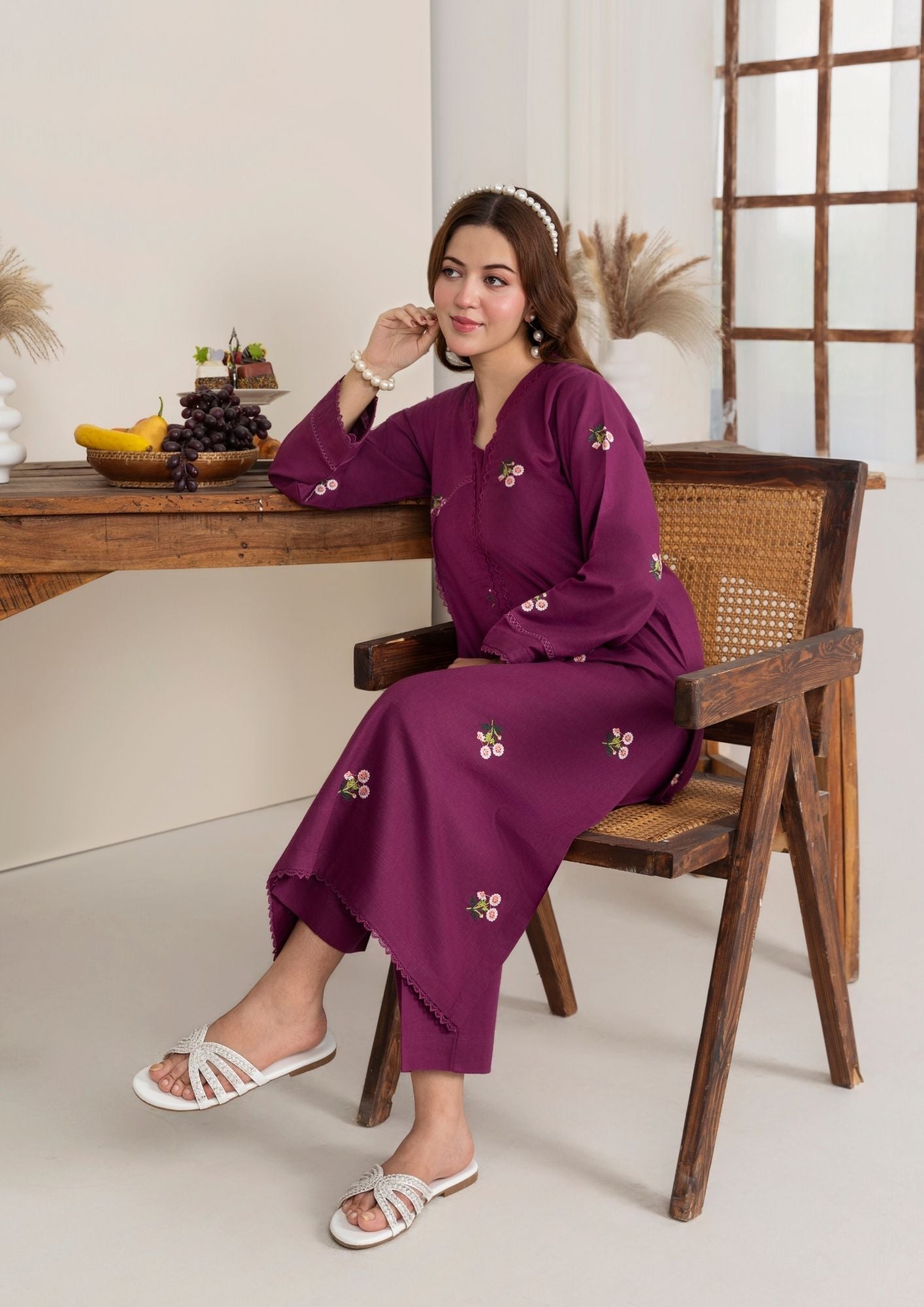 Yolo Pret Multi Embroidered Alpine AML W25 0002 Women 2pcs