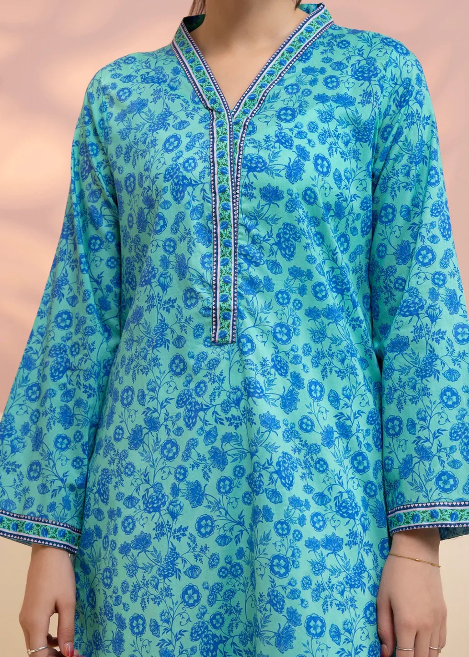 Zellbury WPS2511945 Light Cyan Women 1pcs