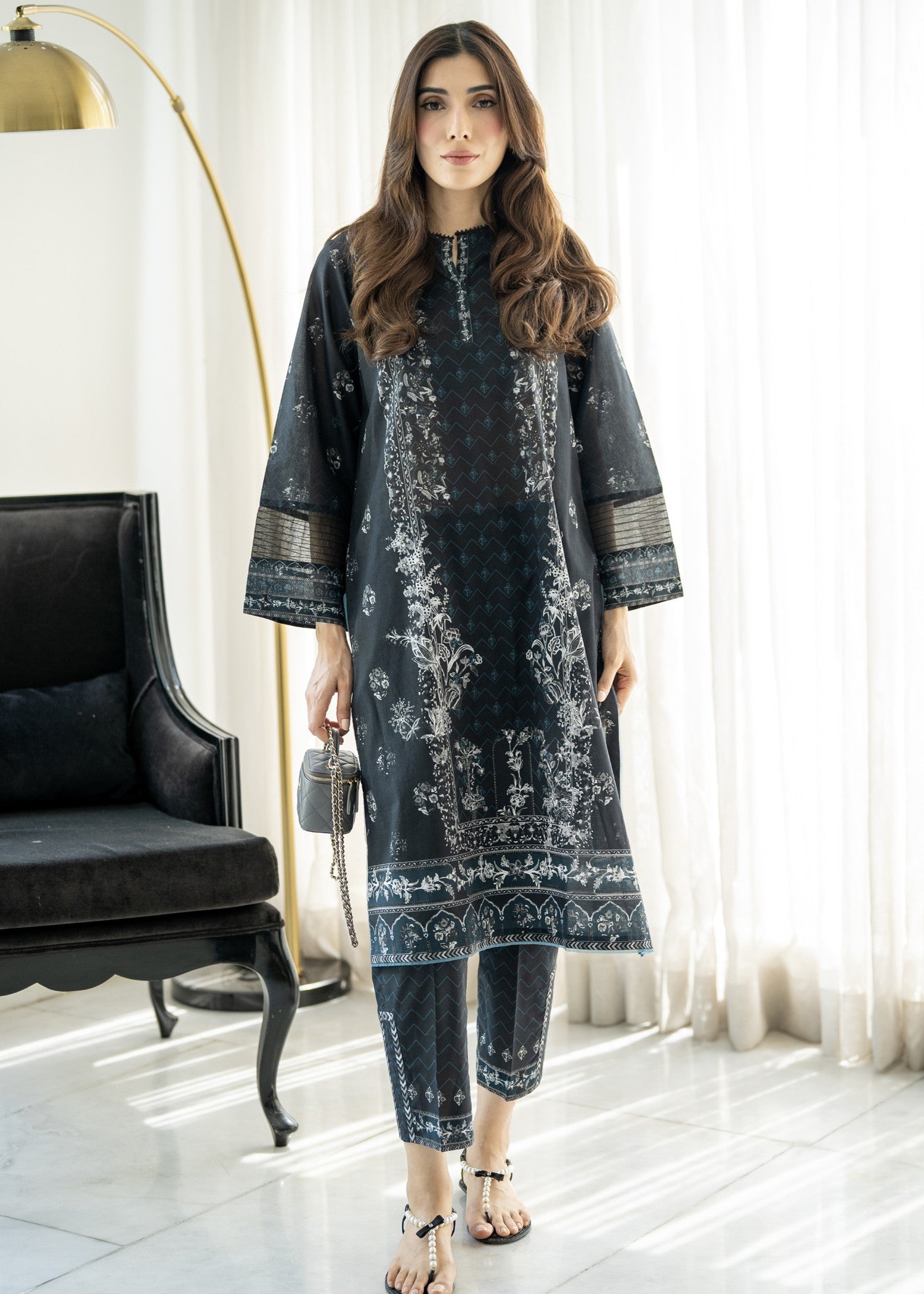 Sahar Dark Rose Women 2pcs