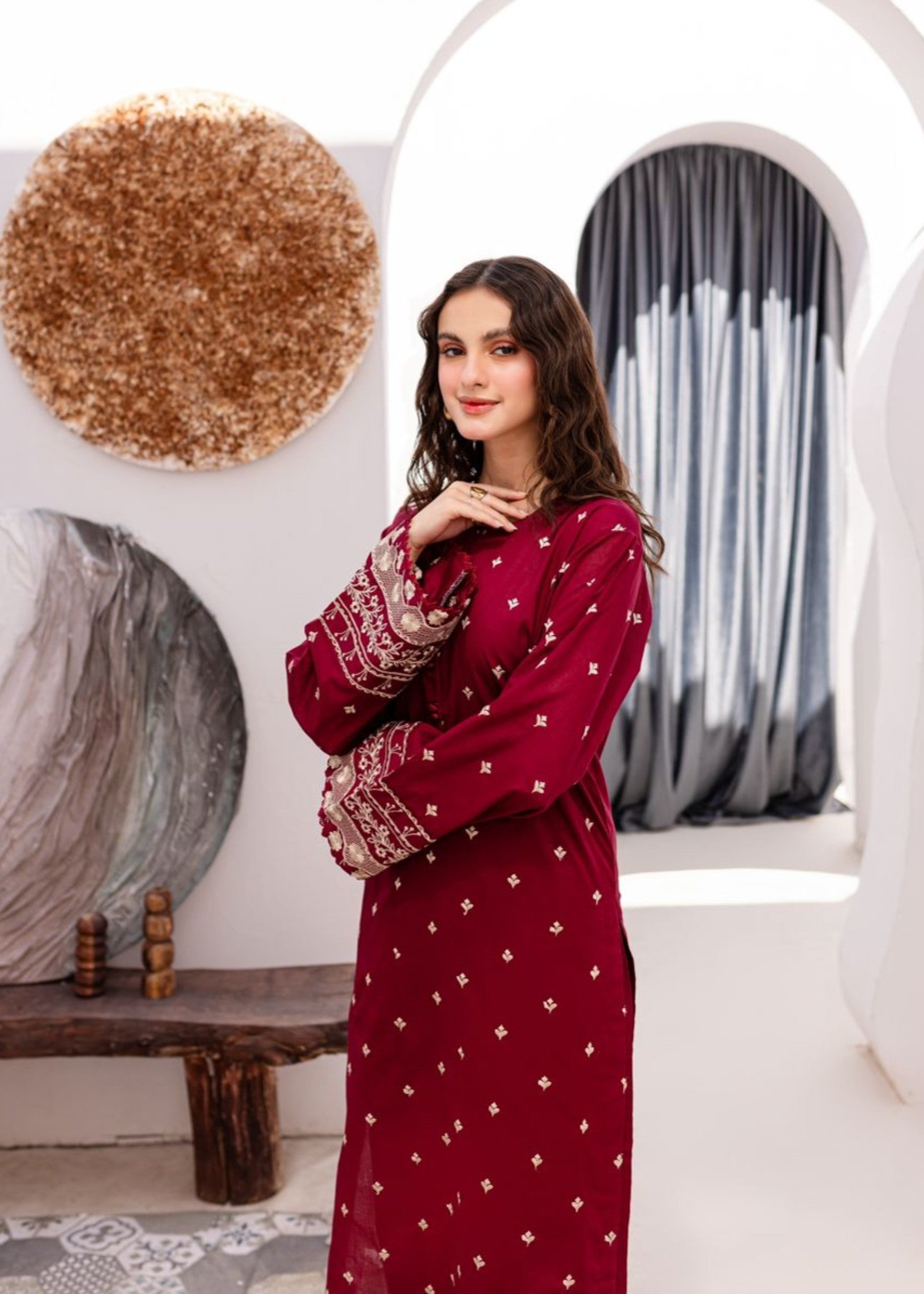 Saifron EMBROID Women 2pcs