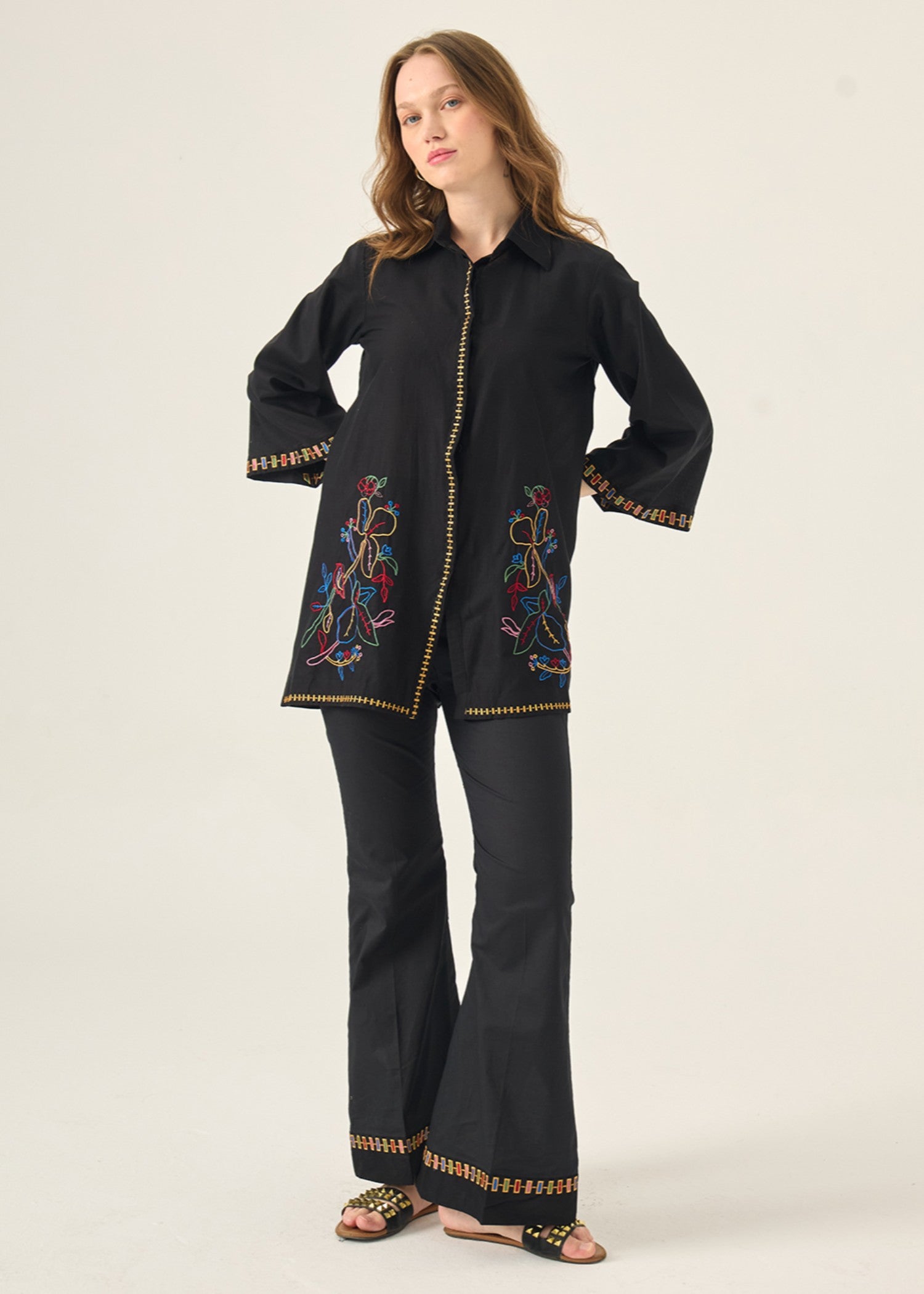 Kiara Elara – Embroidered Co ords Set Women 2pcs