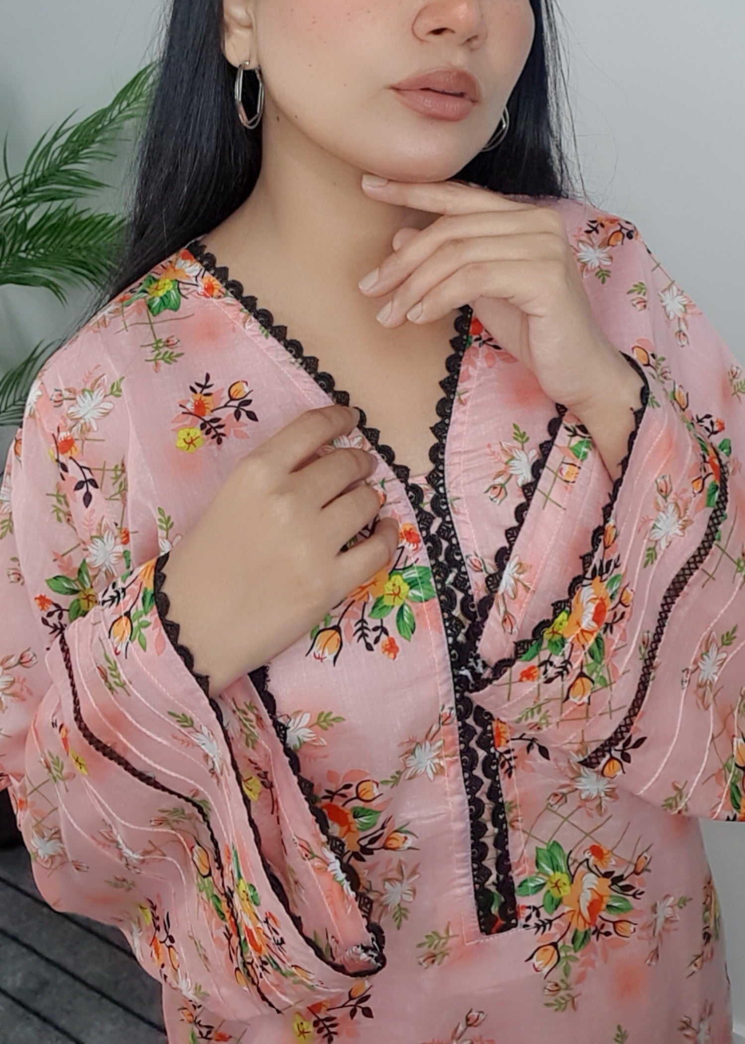 Namal Zara Ltd Summer Pret Lawn Pink Floral Design Women 3pcs