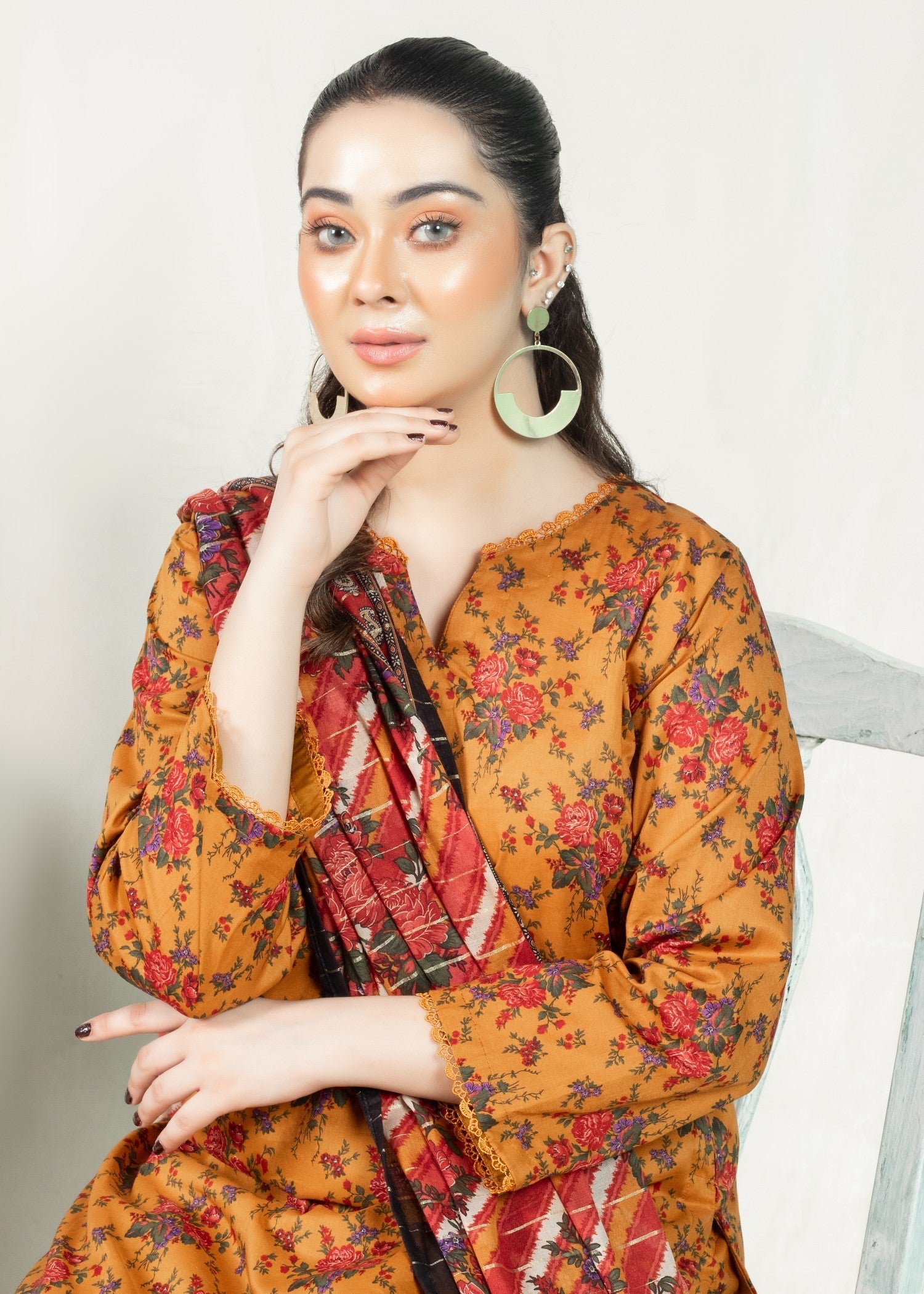 Arosa Mustard Florals Women 3pcs