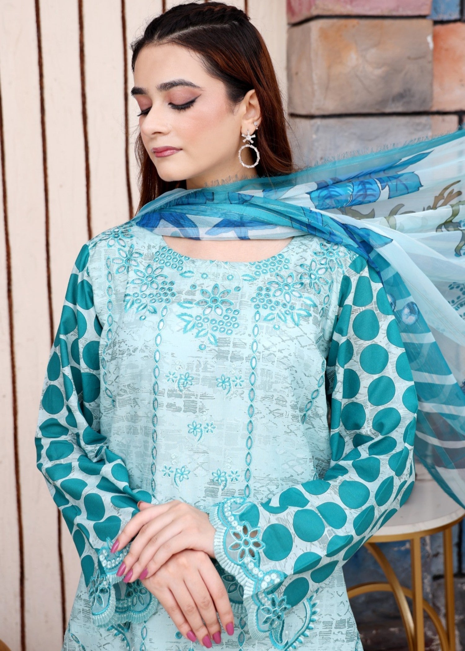 Mr Rai Attires ABBERA Embroidered Women 3pcs
