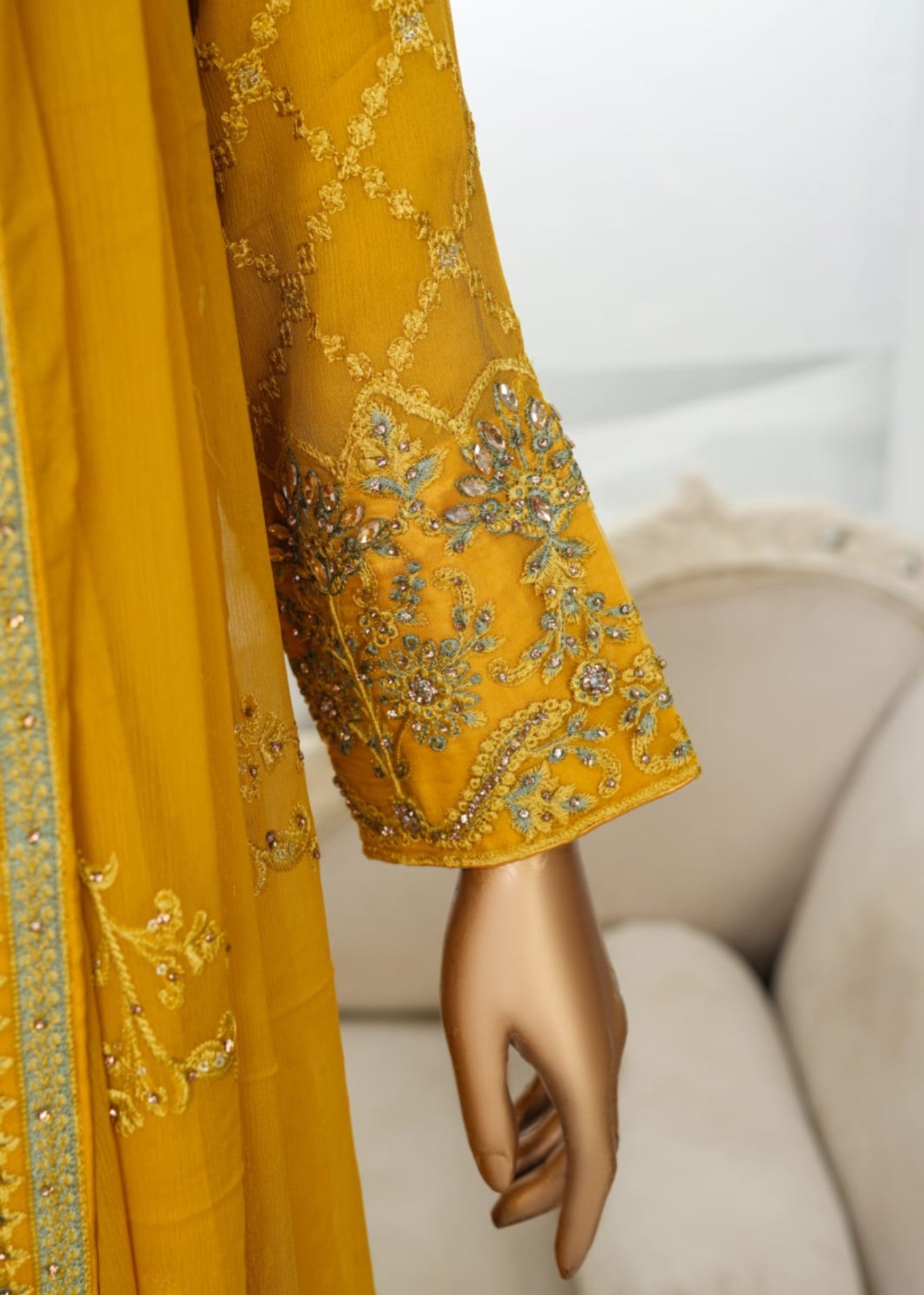 Ahmed Creations KINZA YELLOW Women 3pcs