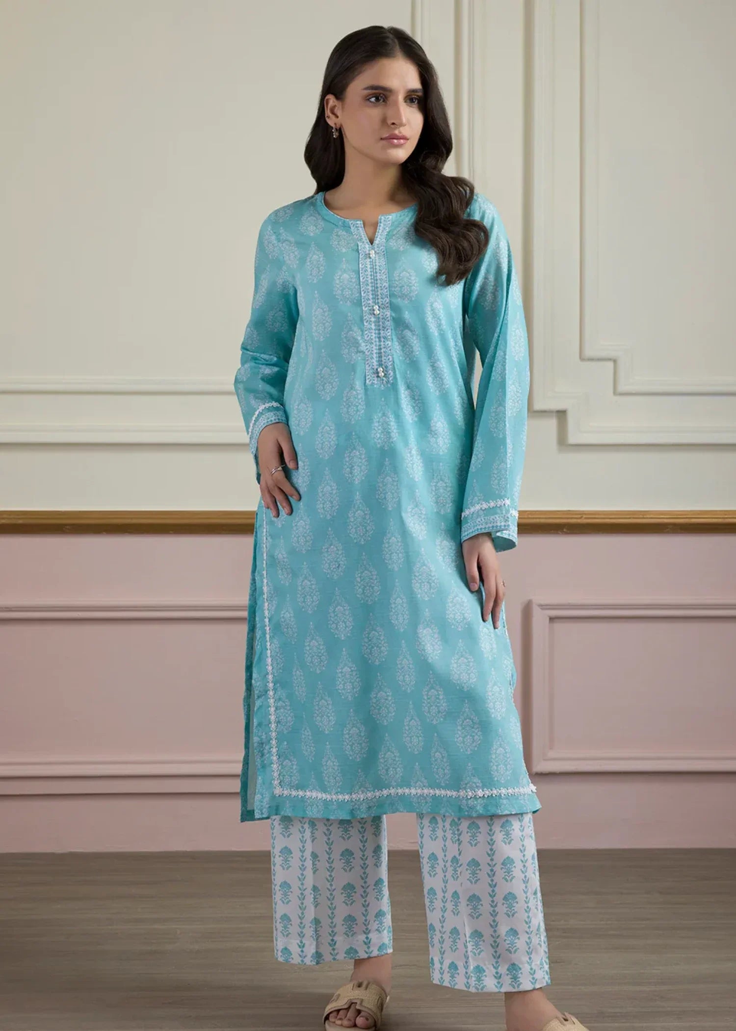 Zellbury WPS2522242 Light Blue Women 2pcs