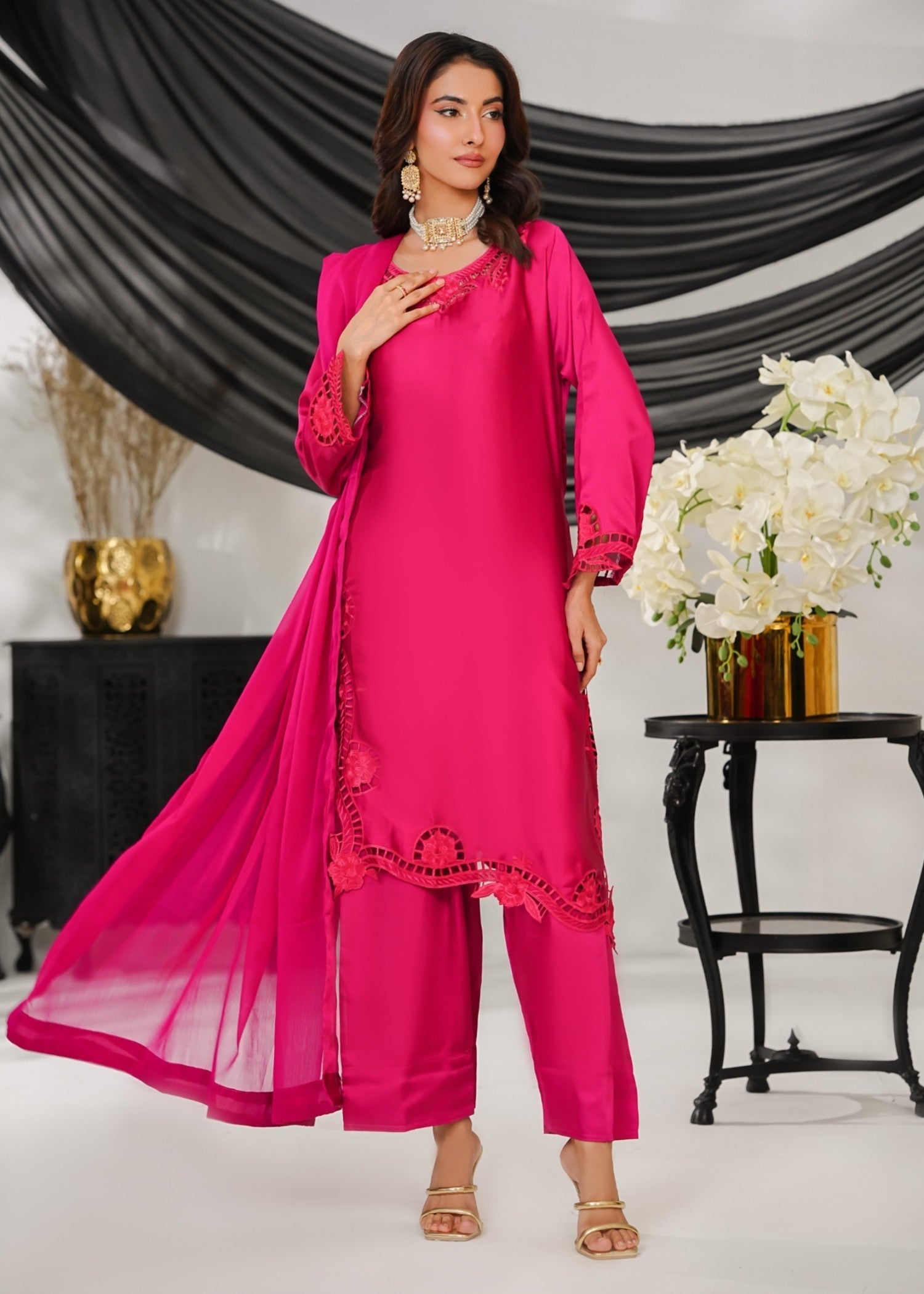 Rangoon Clothing Rossy HotPink Women 3pcs
