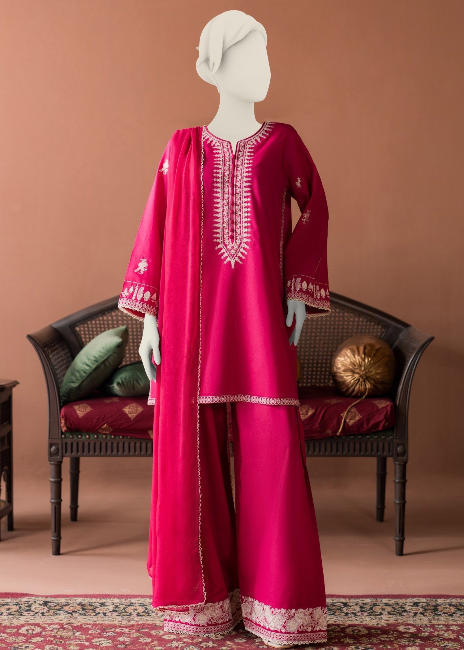 Zaira and Mahnoor Sera Farshi Set Women 3pcs