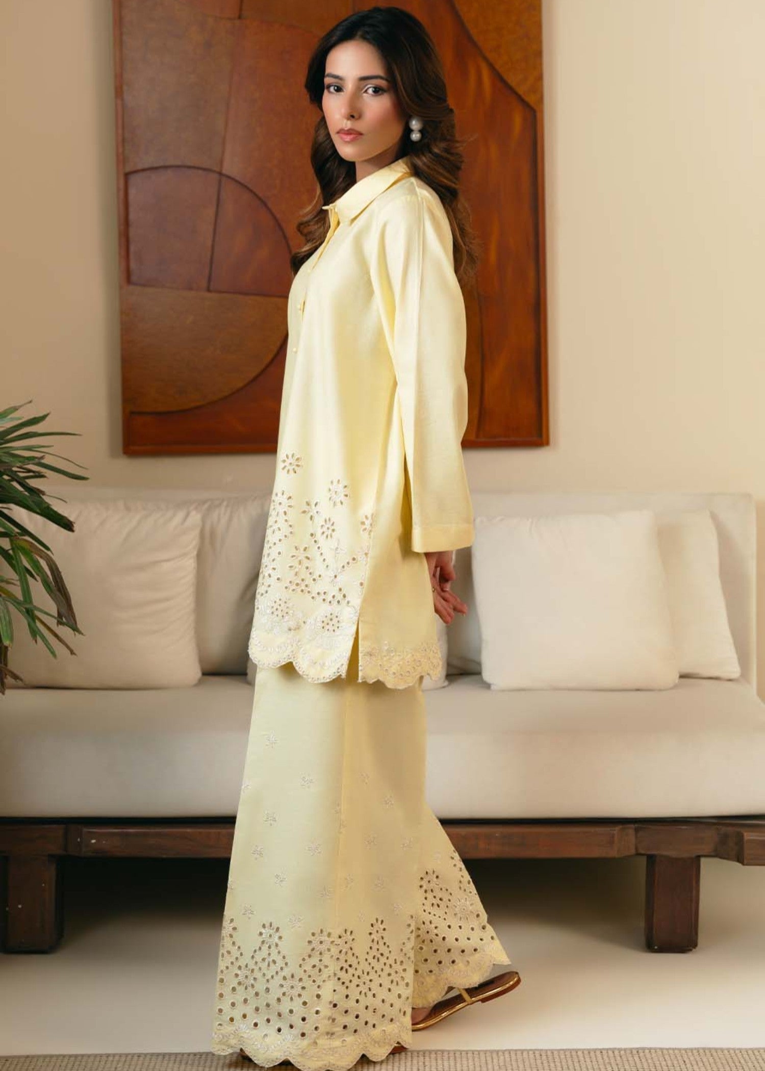 Neeshay SB 01 Yellow Women 2pcs