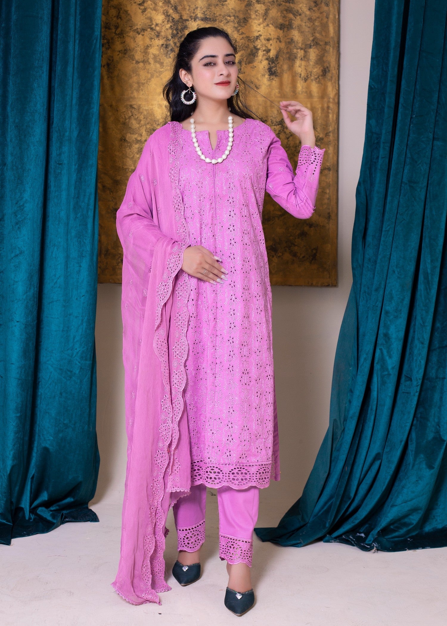 Sundar Stitch RUBY ROSE | SS 1008 Women 3pcs