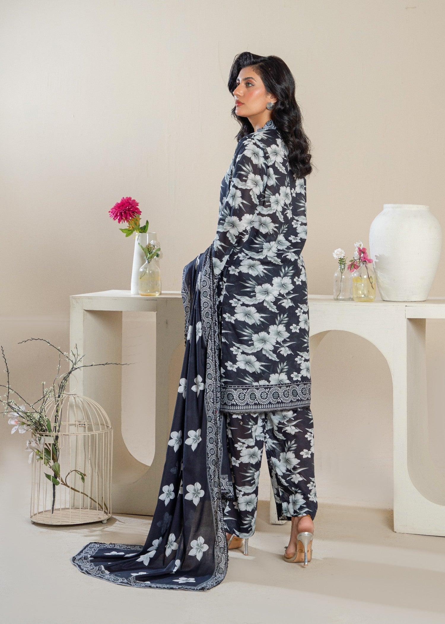 Zeenat & Zoha Mid Night Women 3pcs