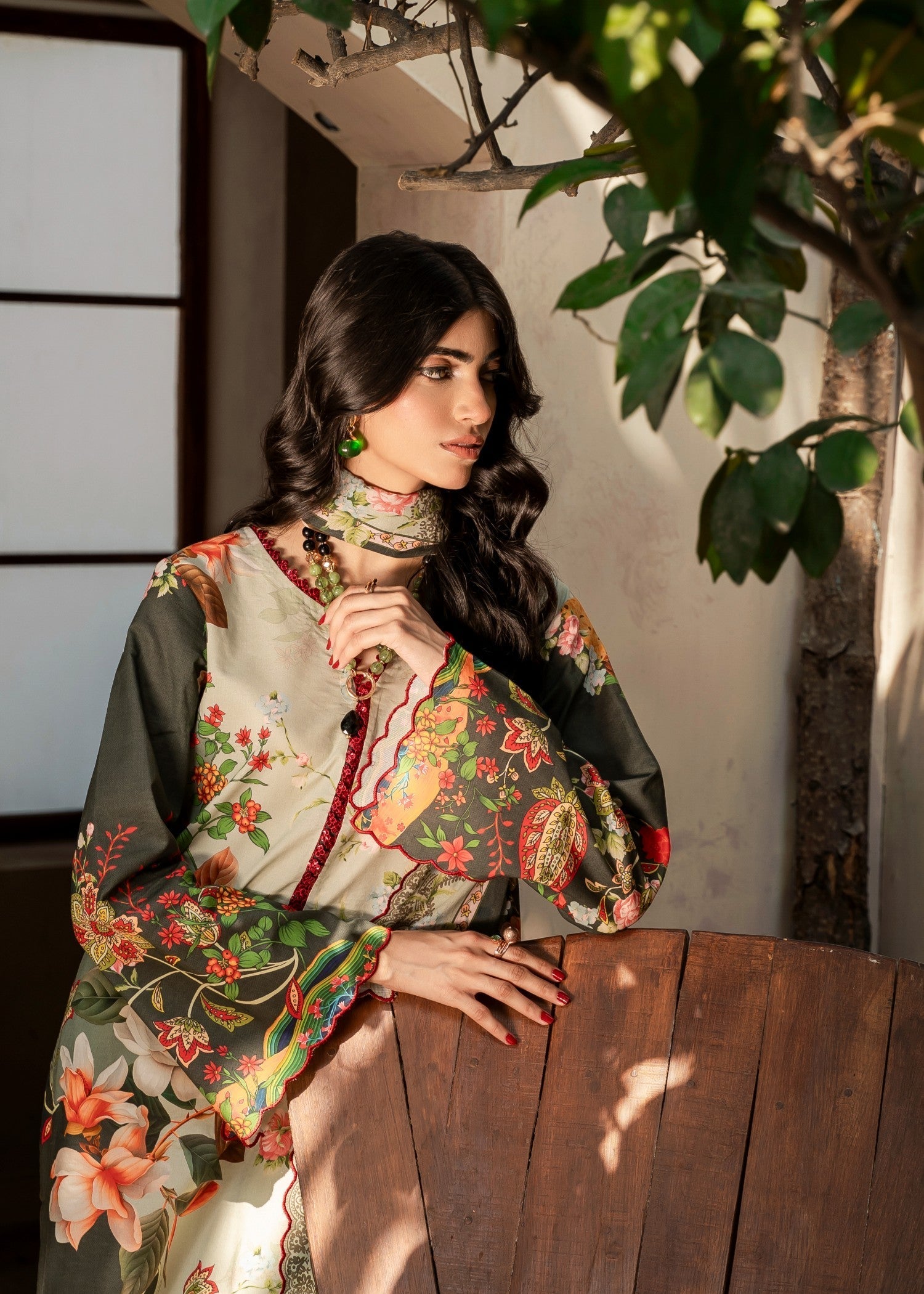 FIRDOUS Stitched Printed Lawn D140 Botanica Women 3pcs