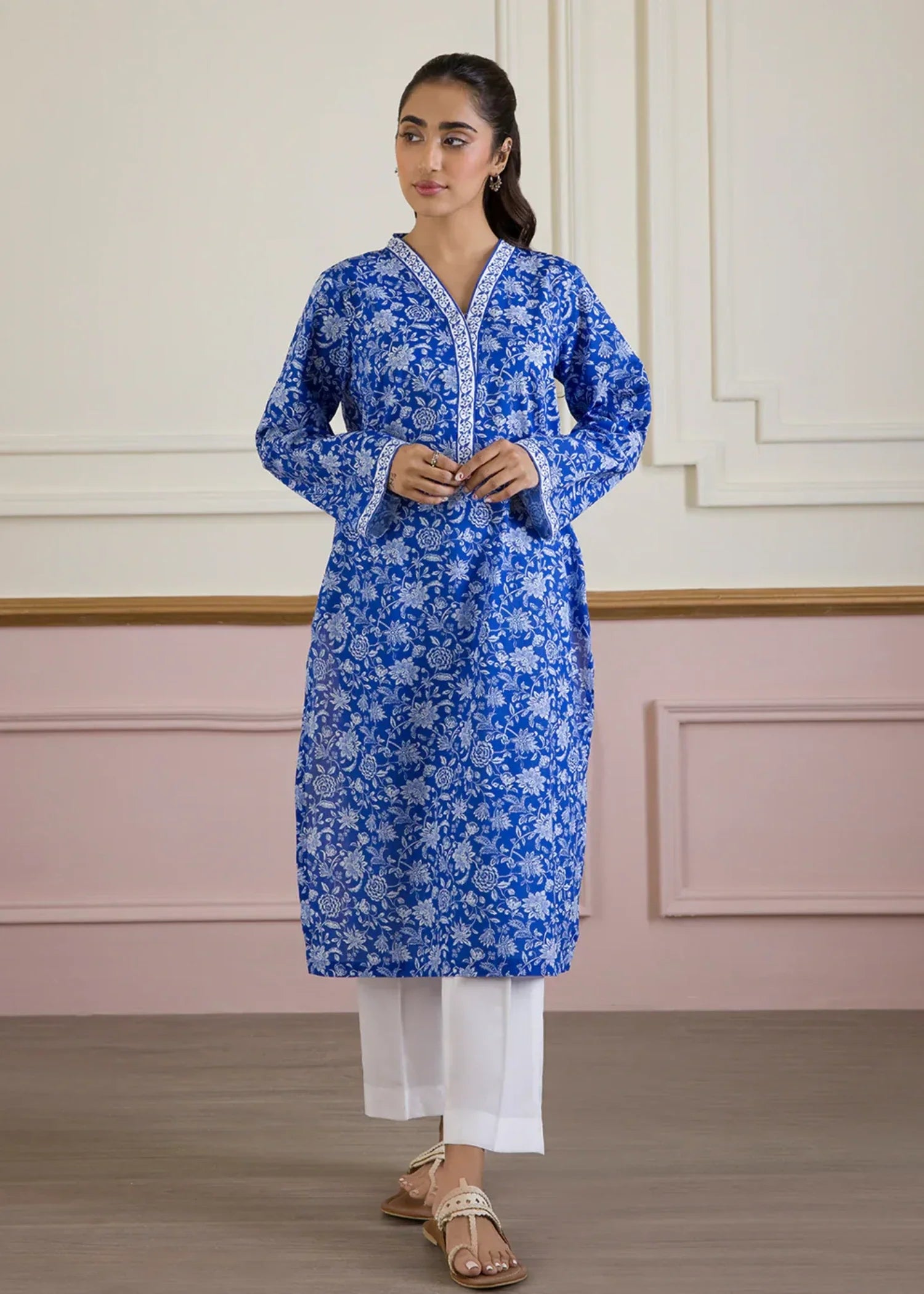 Zellbury WPS2512209 Navy Blue Women 1pcs