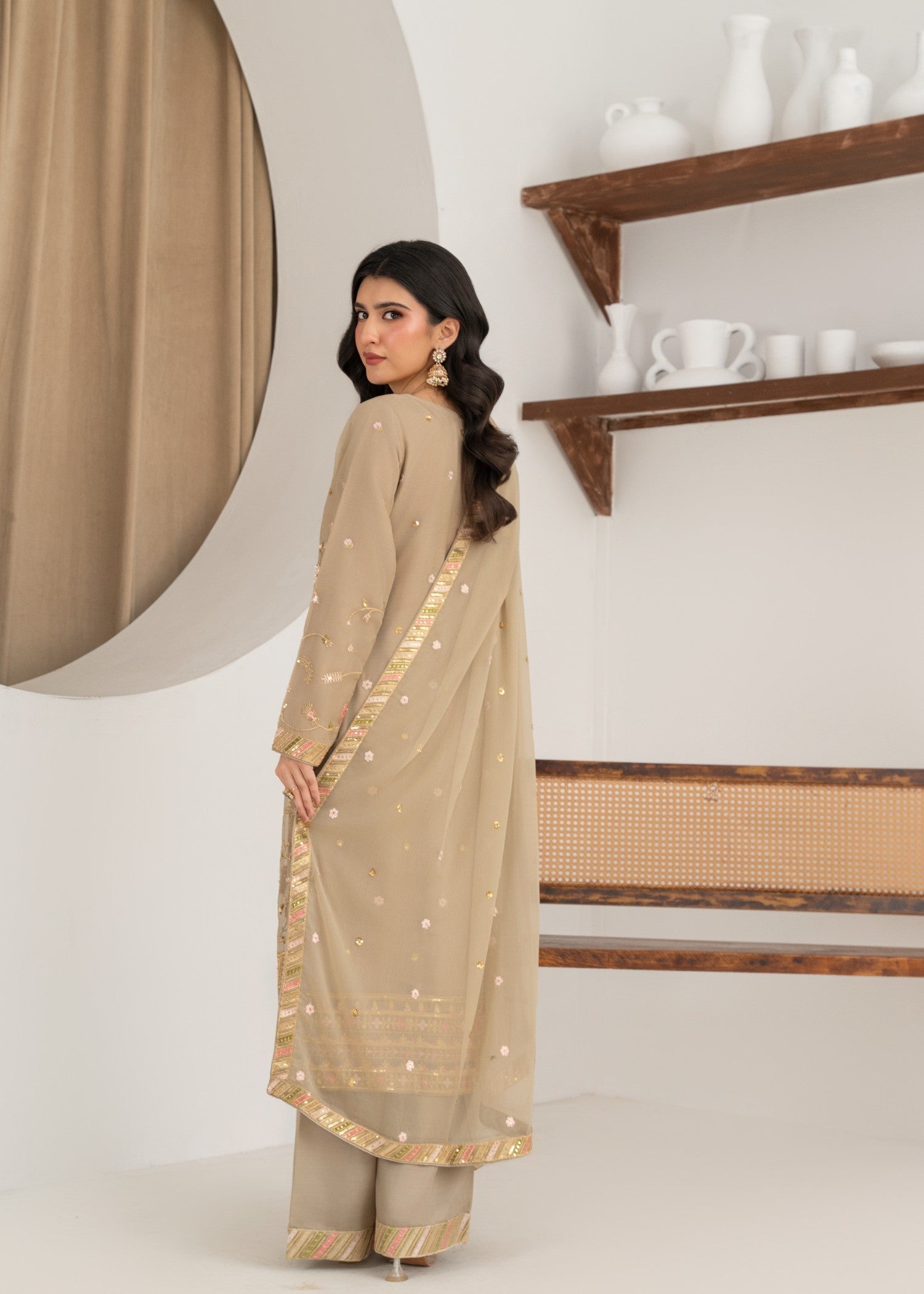 Qasim Anwer By Chandni Bridals BAHAR Women 3pcs