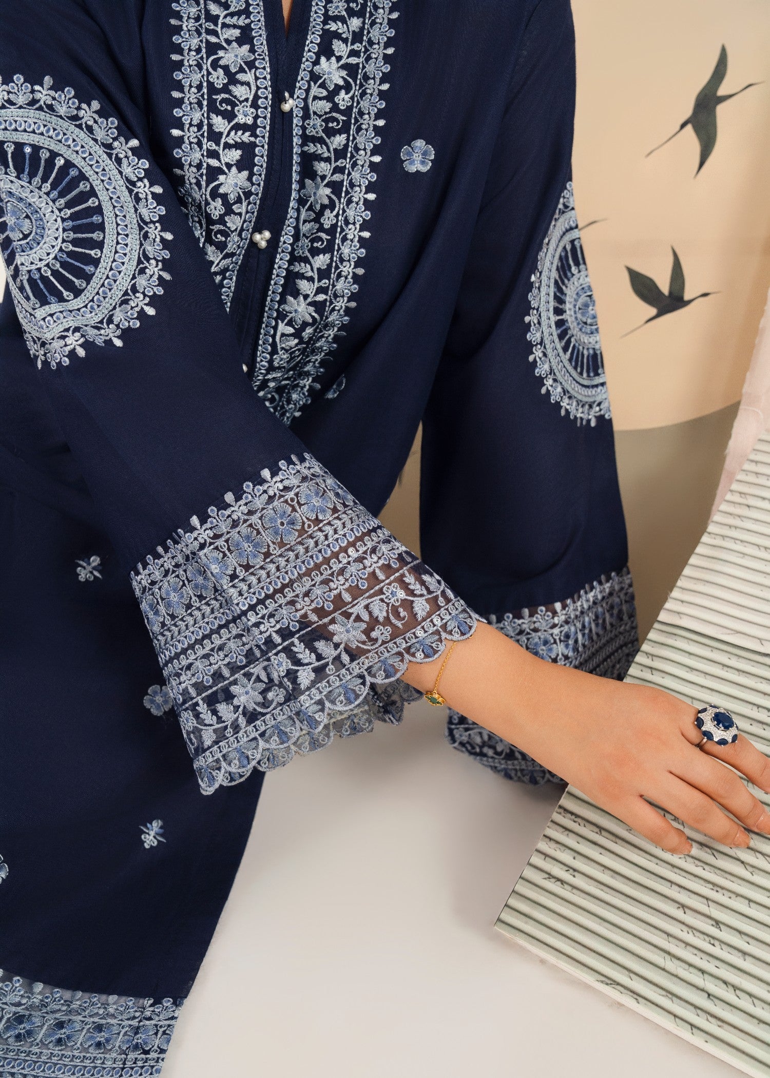 Zoya&Zafar Azure Women 2pcs