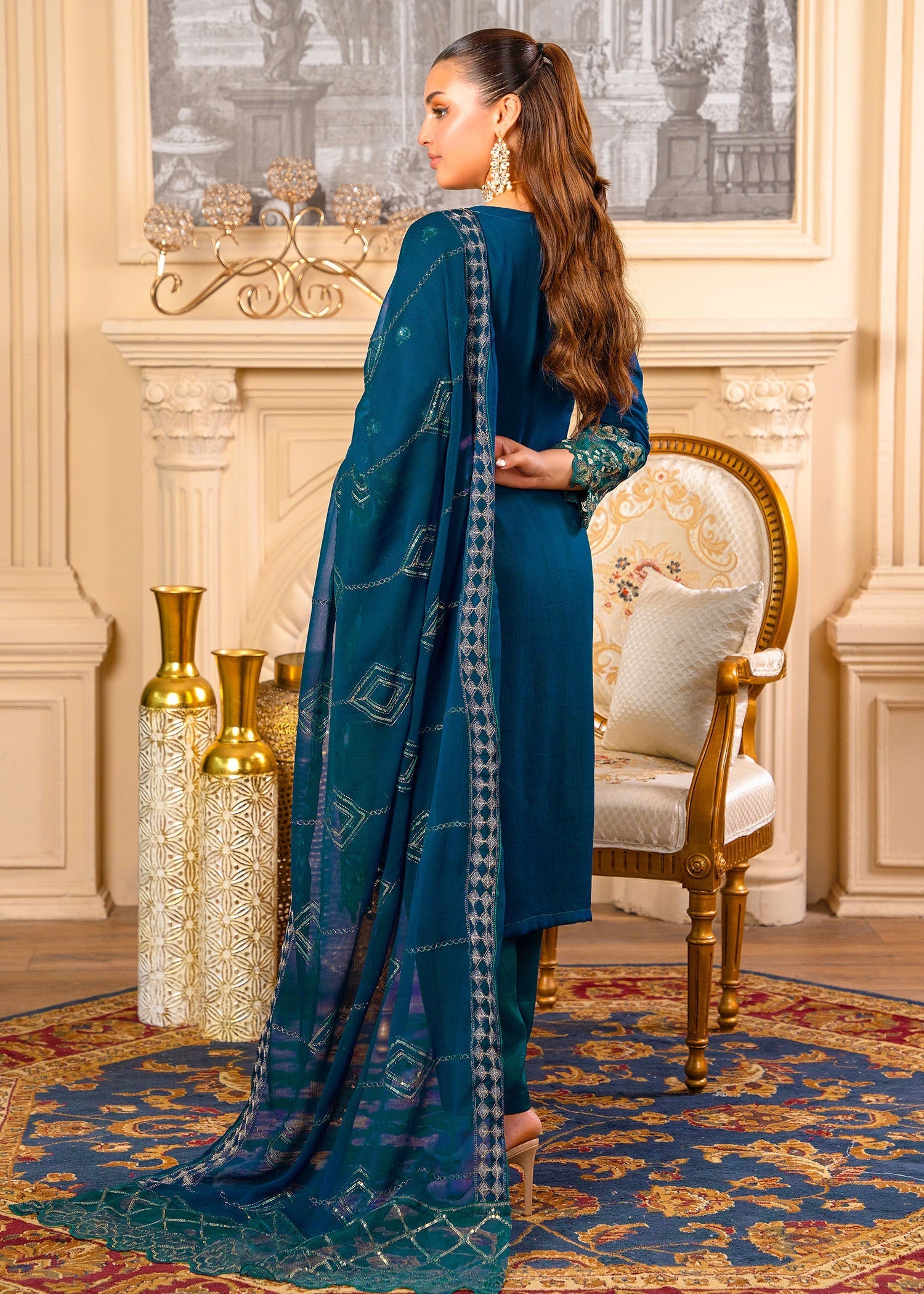 Zahab By M Feroza Women 3pcs