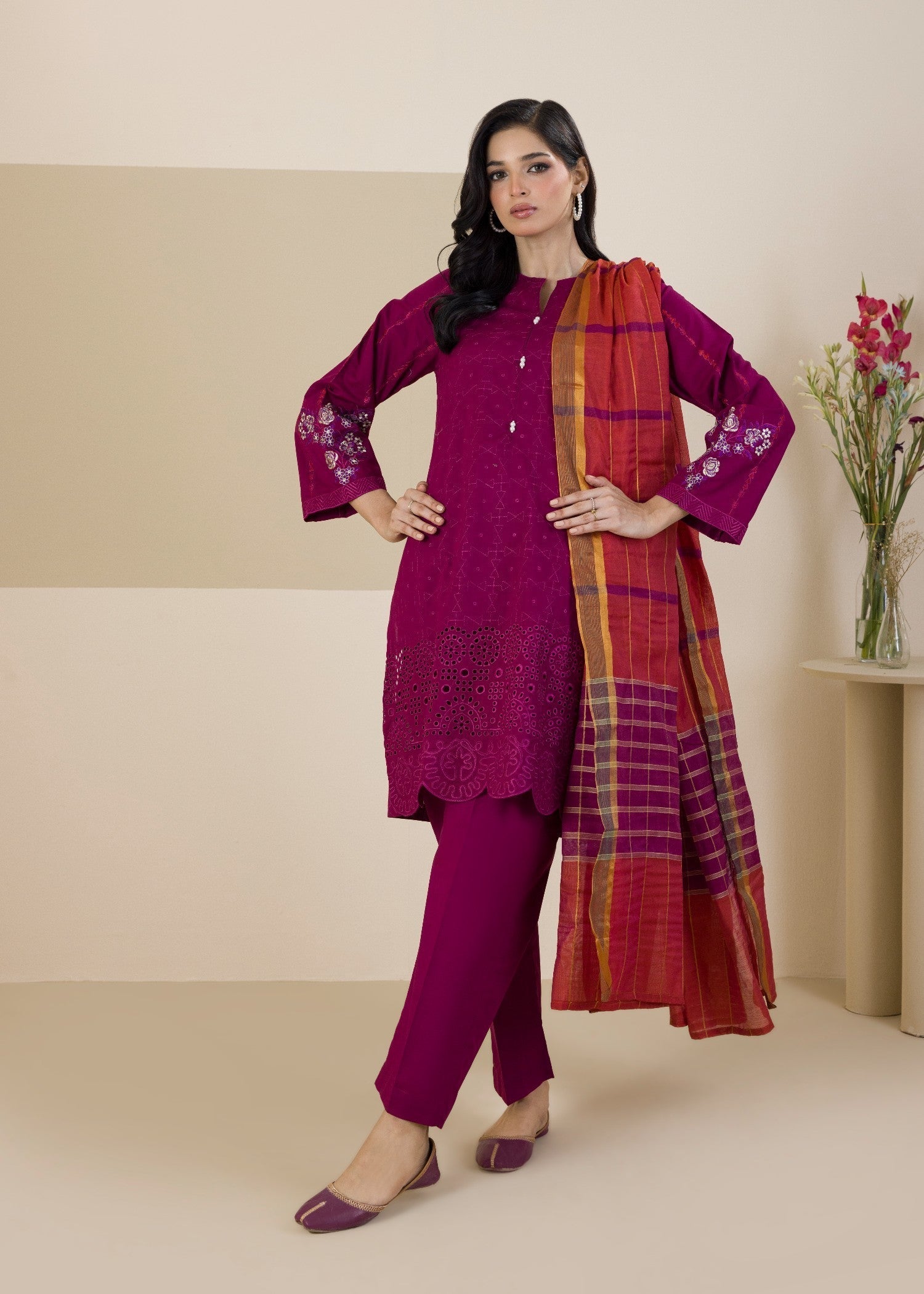 Zellbury WPS2532525 Magenta Women 3pcs