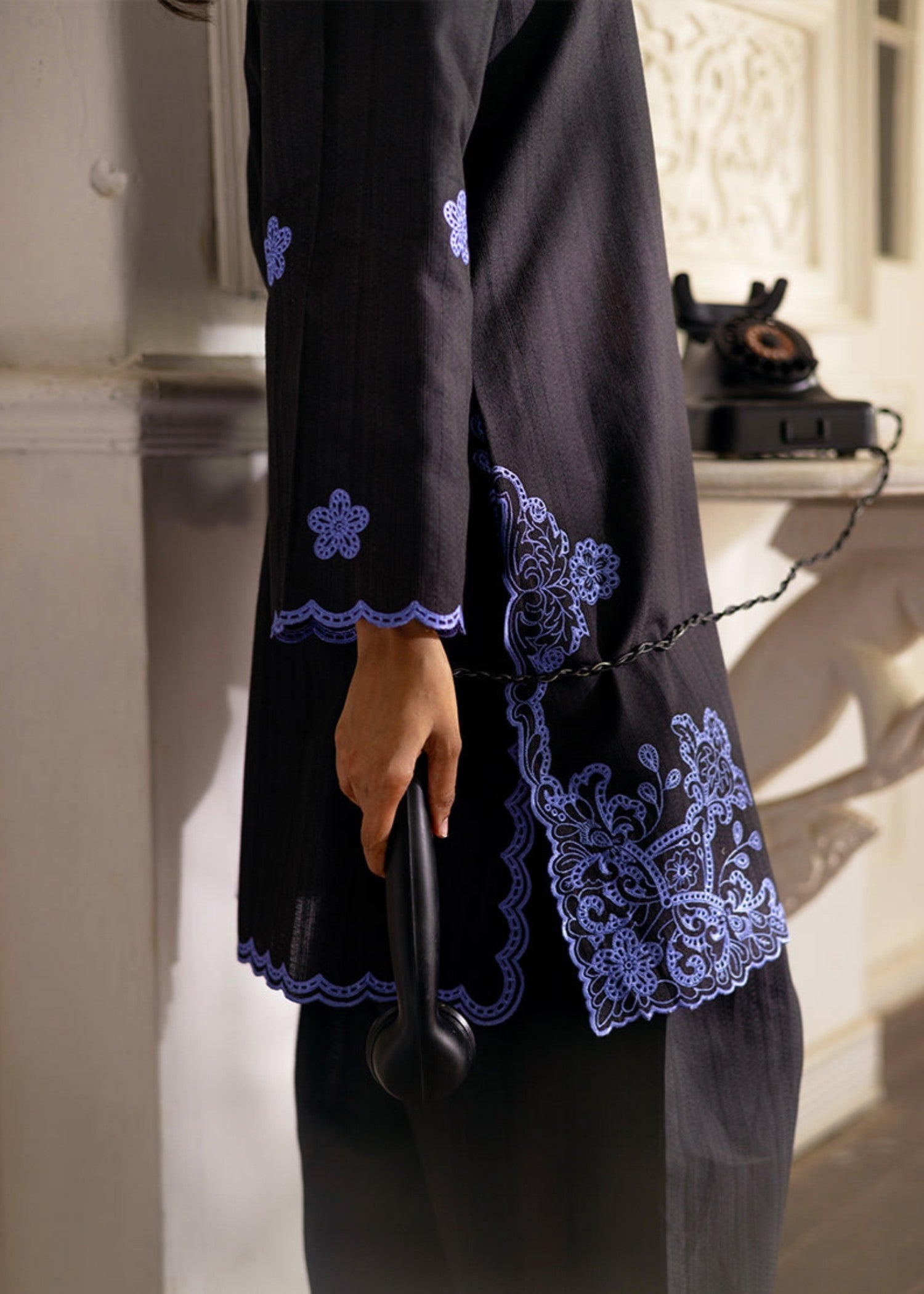 Saifron Lime Black Women 2pcs