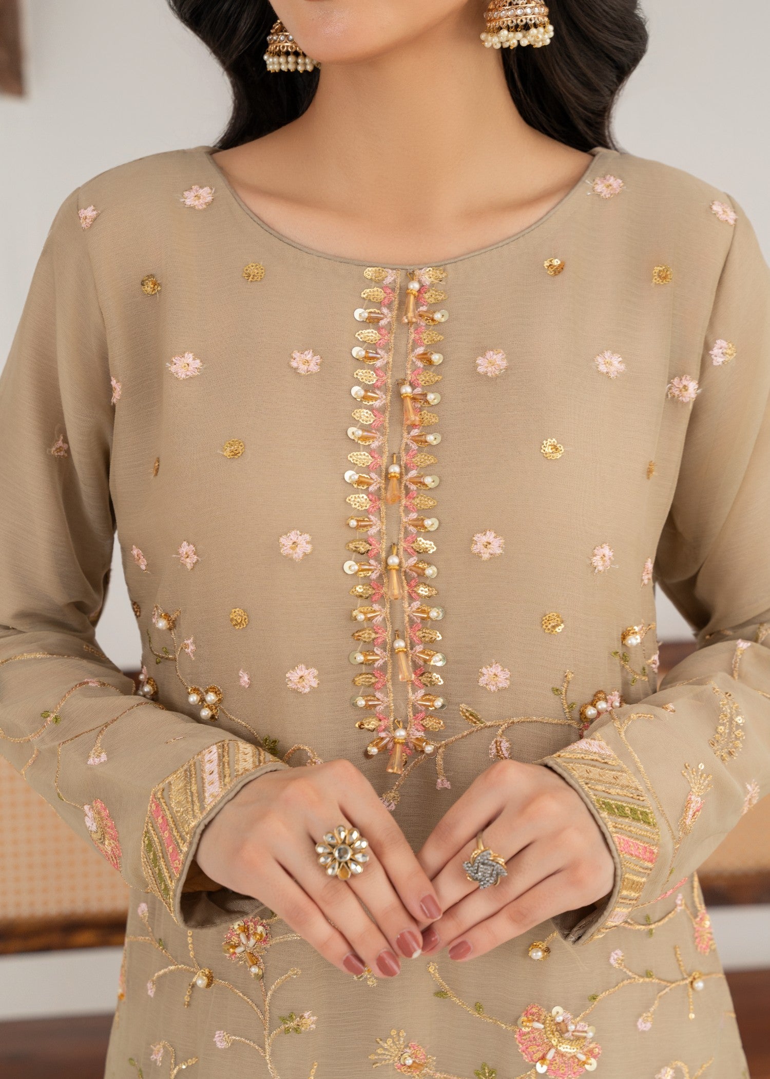 Qasim Anwer By Chandni Bridals BAHAR Women 3pcs