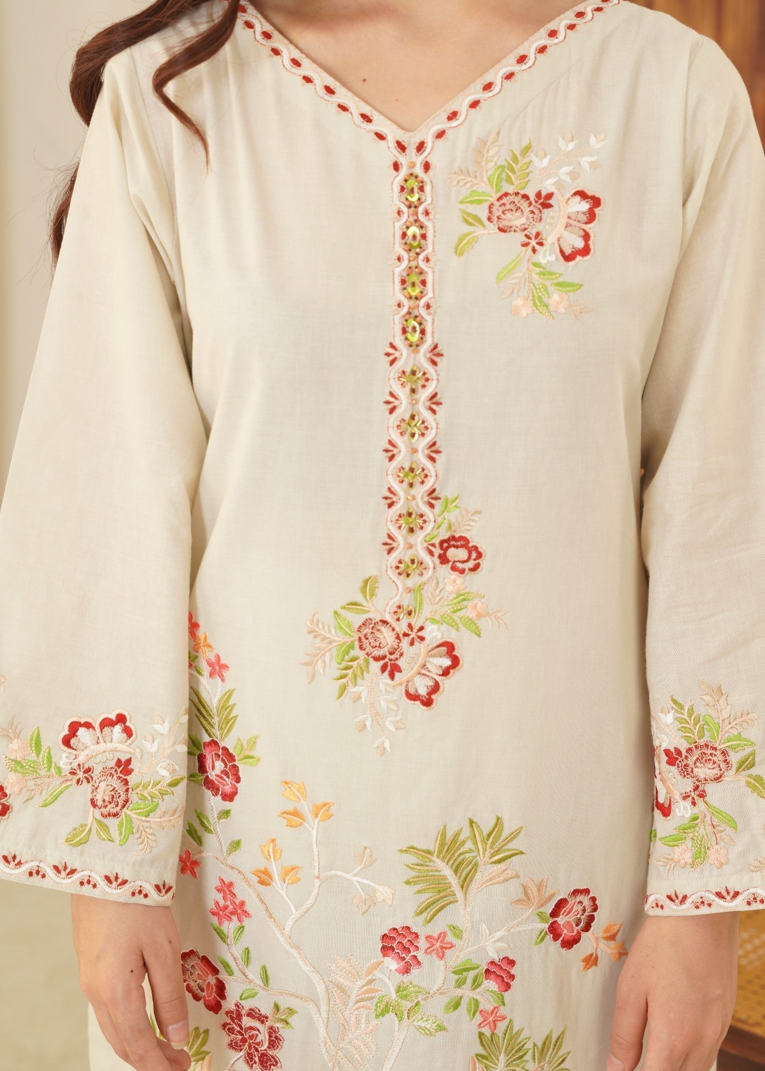 Sahibas By Mirza Gulaal Ivory Women 3pcs