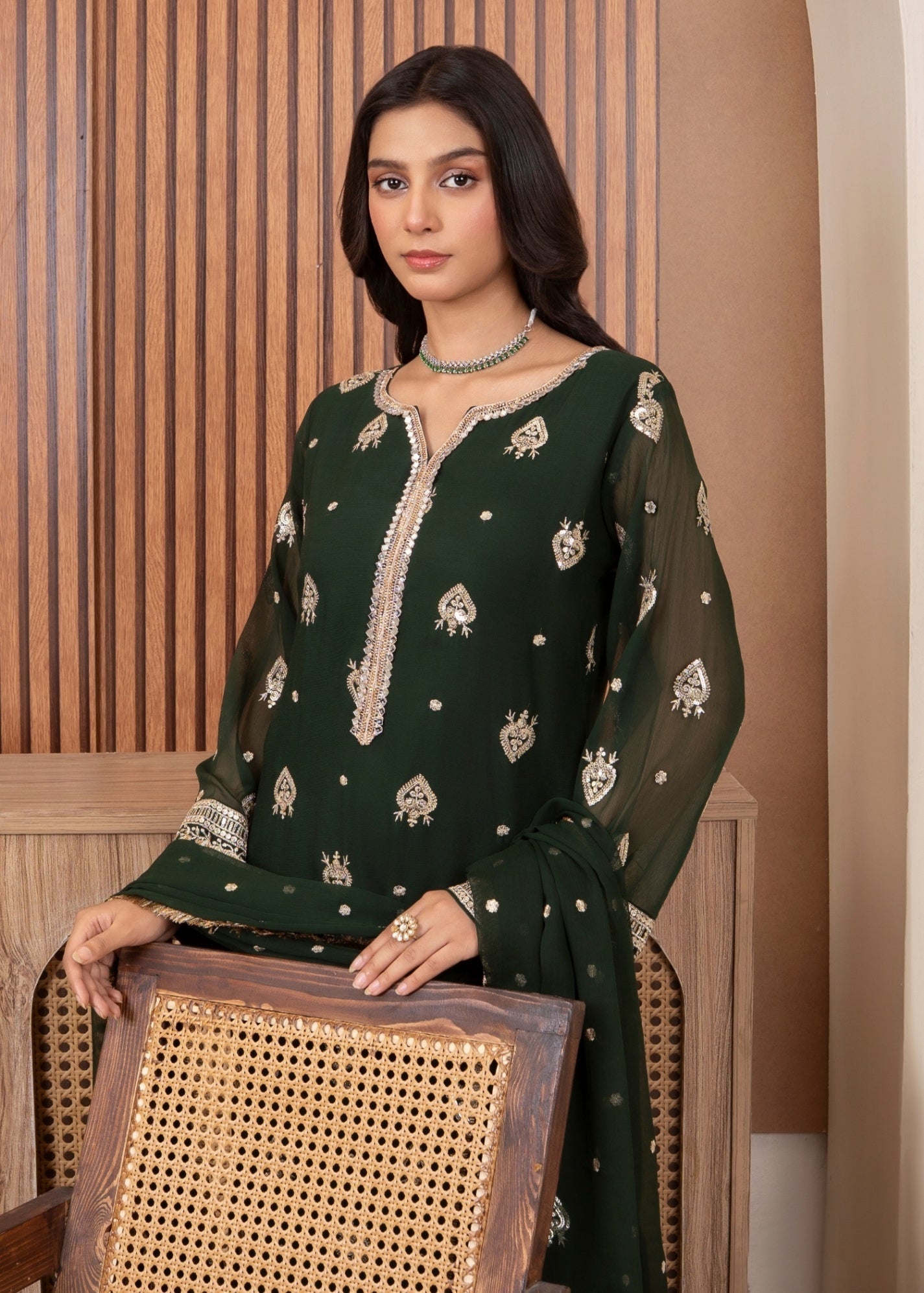 Abaan Zohan Ujala Green Women 3pcs