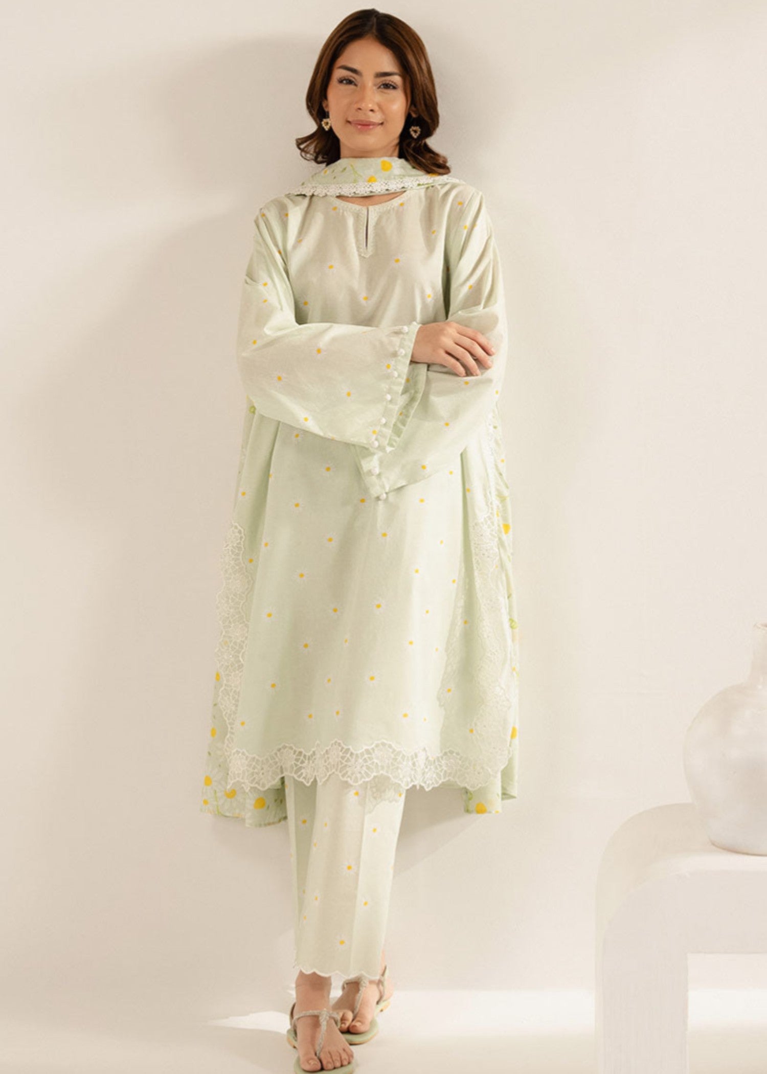 Cross Stitch PASTEL FLORET 0125RTWPRTLWN0303 Women 3pcs