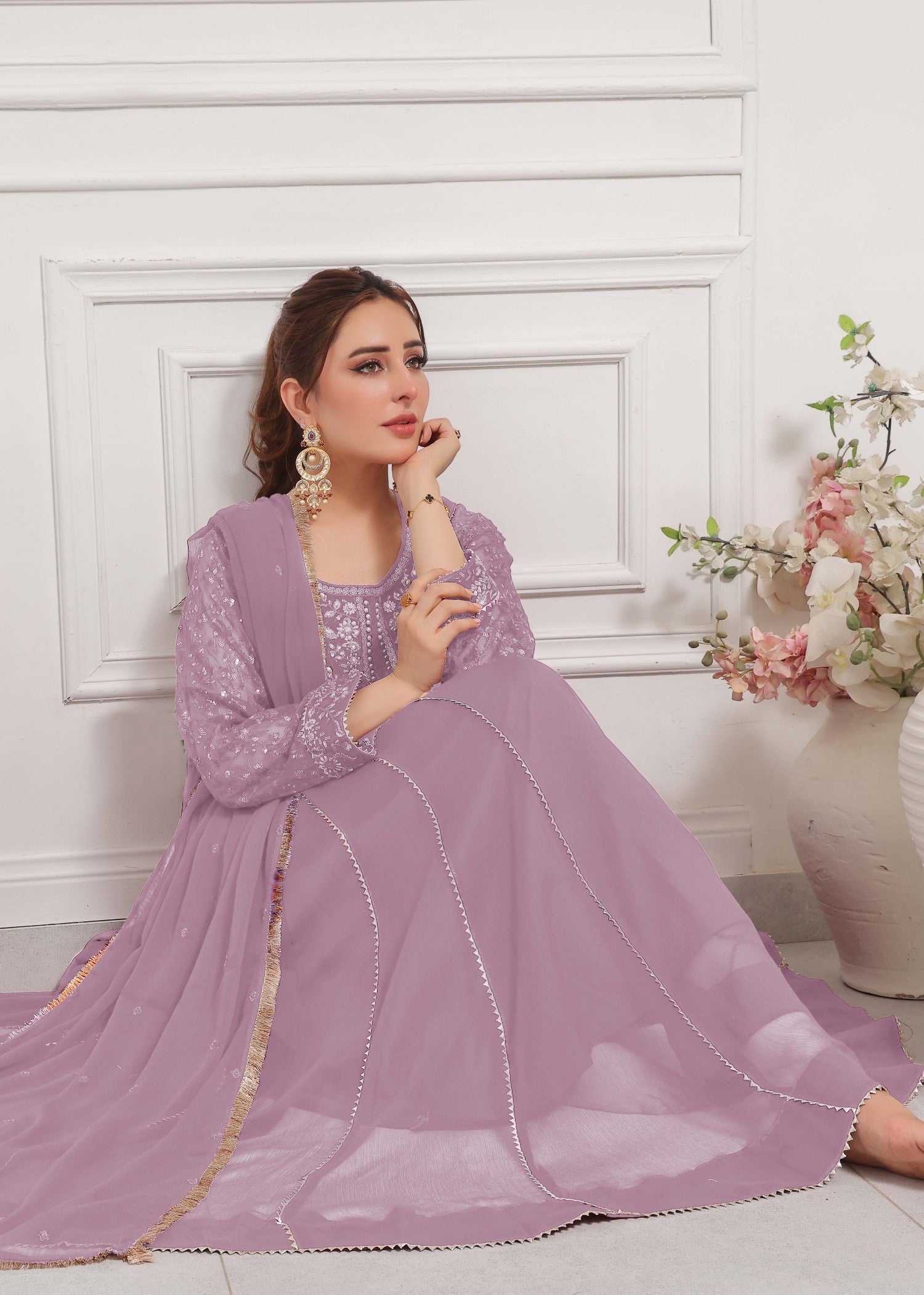 Alsiyab Raani Lilac Women 3pcs