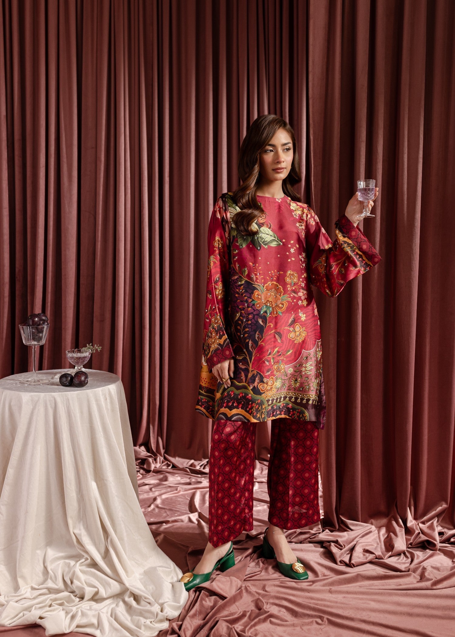 Marjjan MP 32 (Mehroon Magenda) Women 2pcs