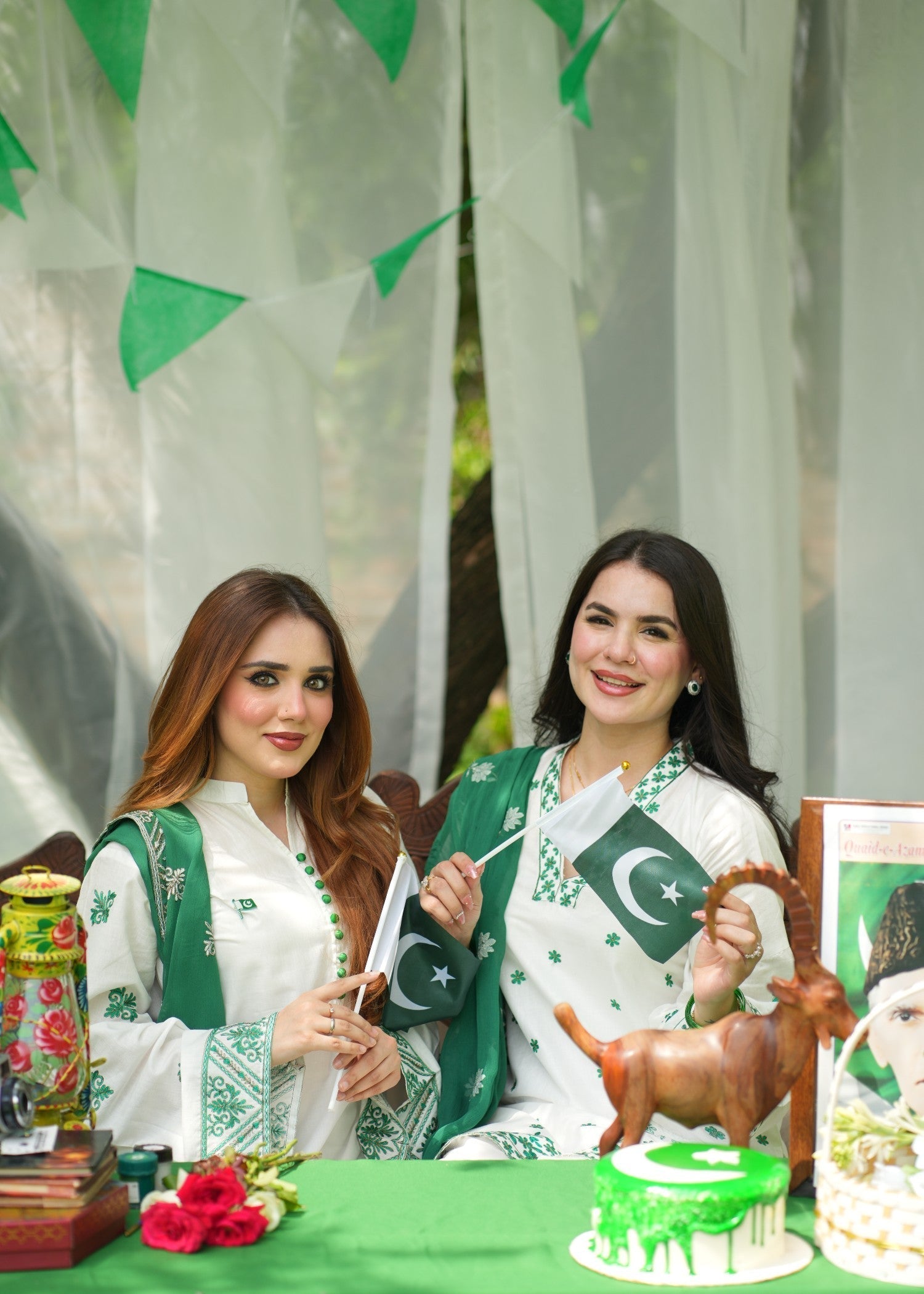 Noor Asiya Farshi Shalwar Pakistani Ethnic Lawn Dress Women 3pcs