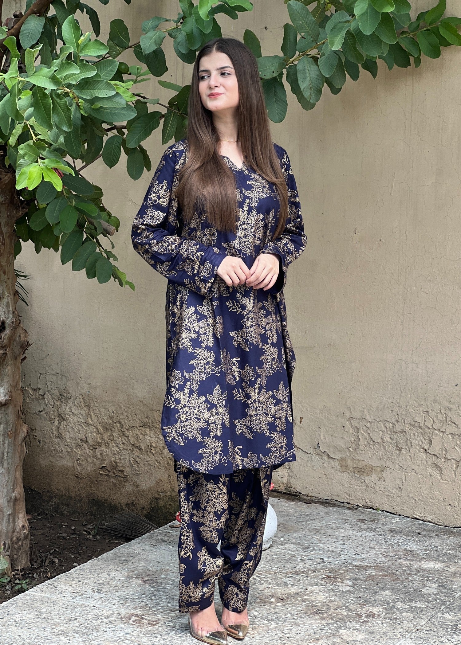 B.K Clothings Farshi shalwar 2pice Women 2pcs