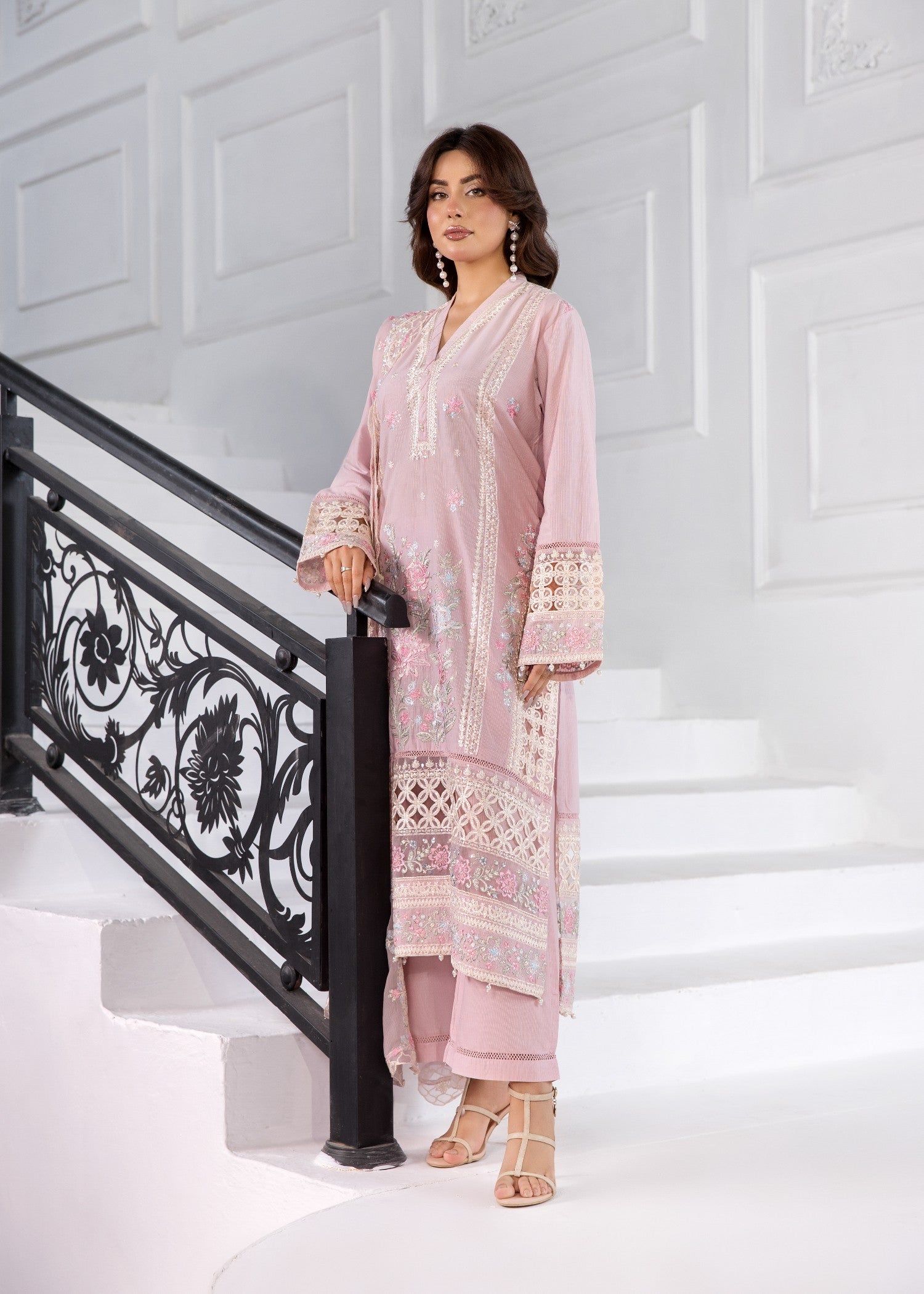 Bin Tayyab (BT006376 PNK 01) Women 3pcs