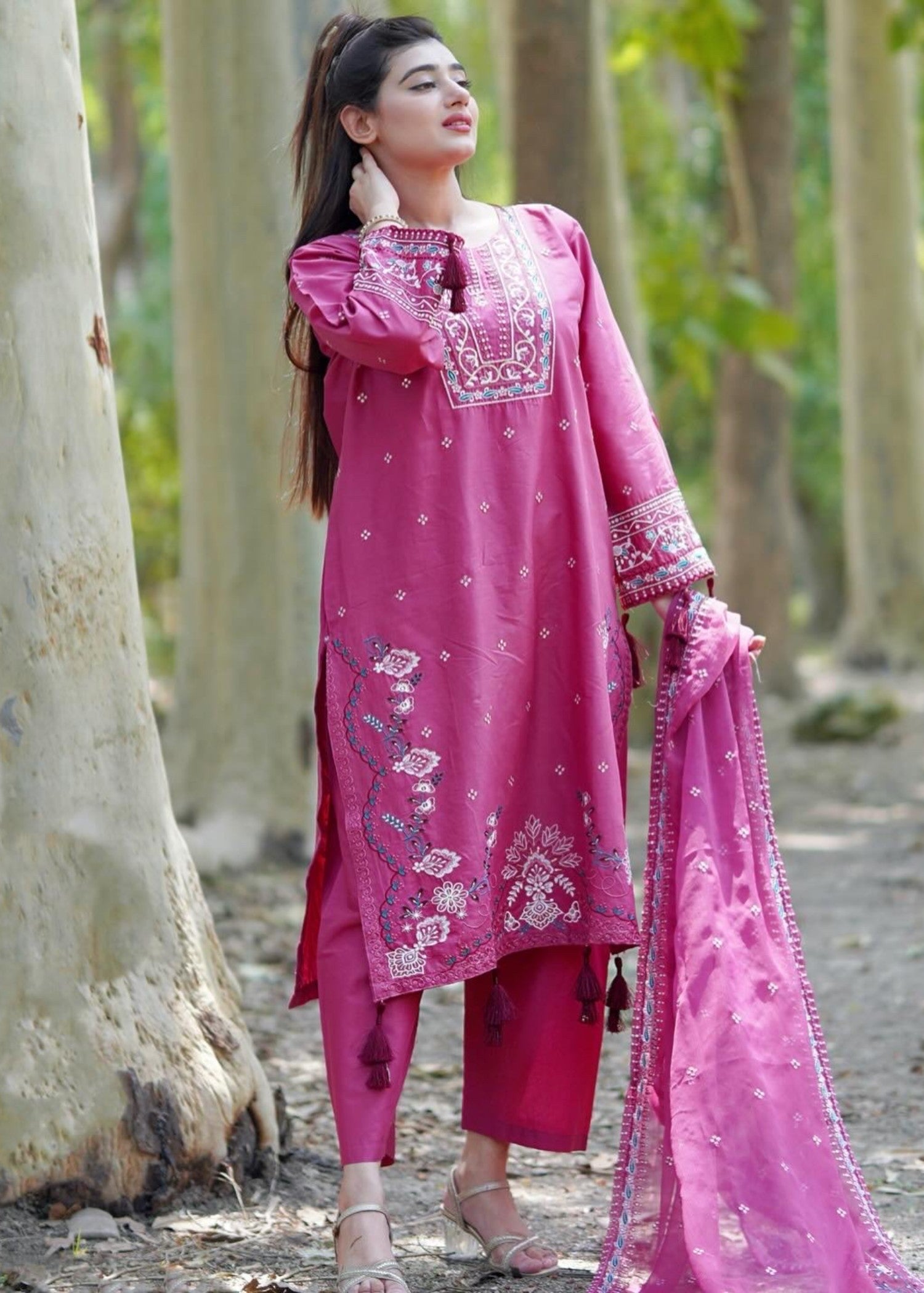 Chaudhary Arts Alishah Embroidered Women 3pcs