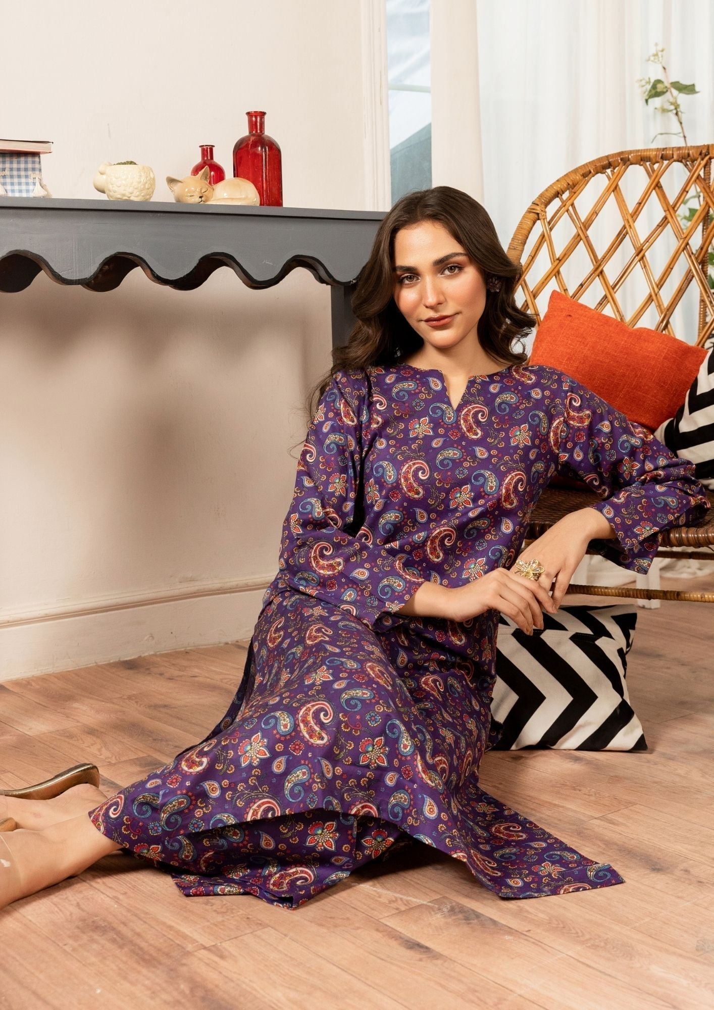 Yolo Pret Digital Print Lawn GULMEENA G25 0019 Women 2pcs