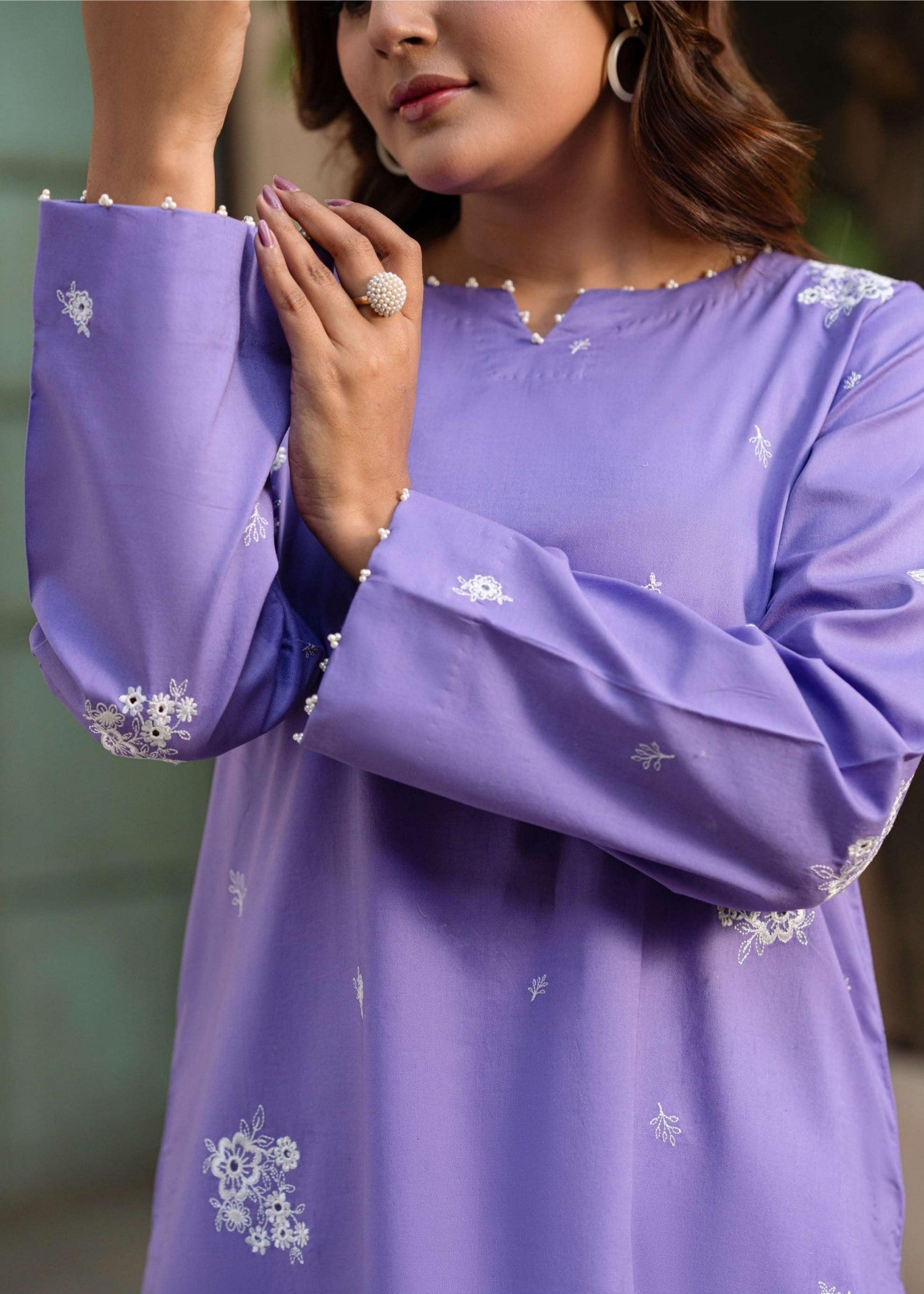 Musaif Nashrah Stitched () Women 2pcs