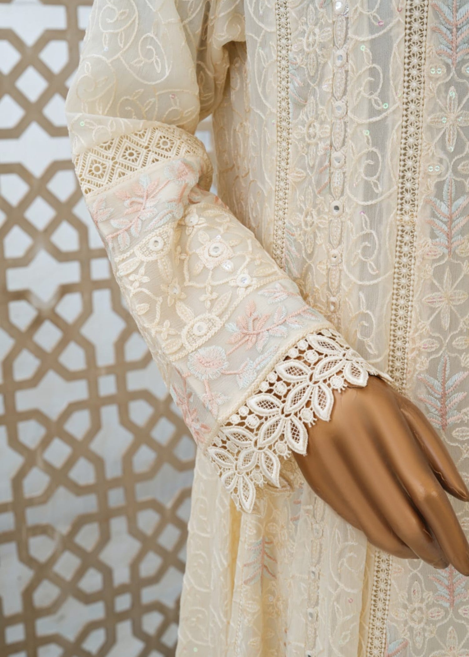 Ahmed Creations AYZEL CREAM Women 3pcs