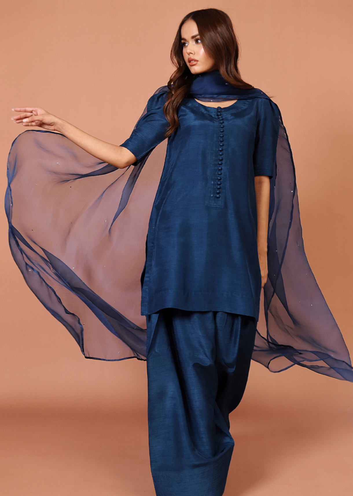 Uzman Yasen Farshi Shalwar Women 3pcs