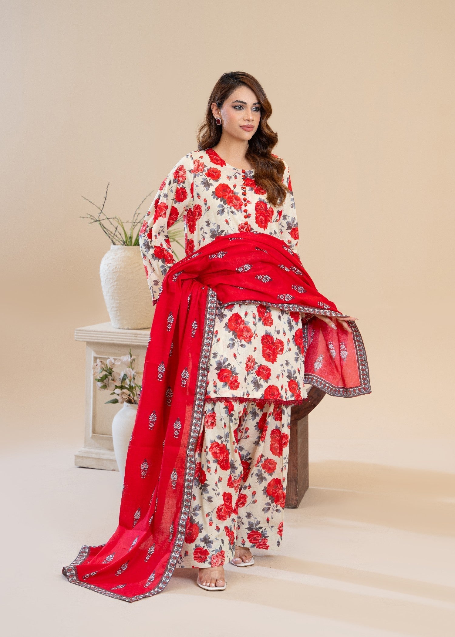 Zeenat & Zoha GULLAB Women 3pcs