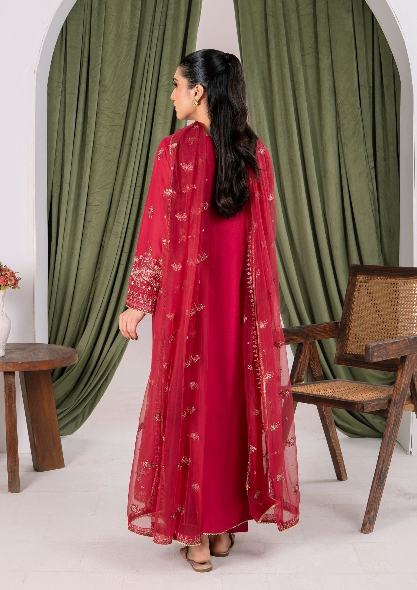 Alfatah Pret Embroidered Lawn ZAUQ S25 0005 Women 3pcs